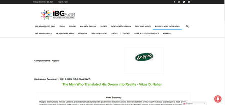 The Man Who Translated His Dream into Reality - Vikas D. Nahar