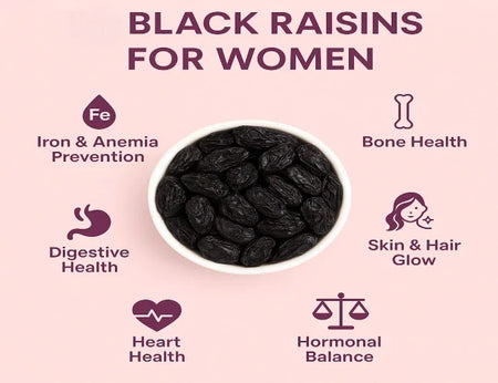 6 Benefits of Black Raisins For Females