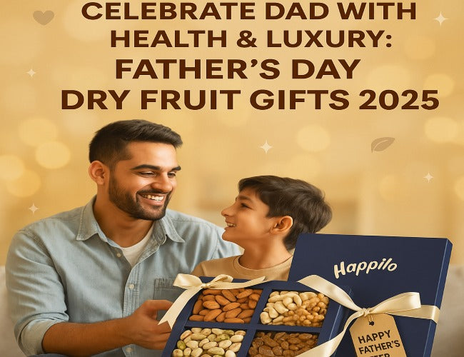 Father’s Day 2025 Gift – Premium Happilo Dry Fruit Hamper from Son to Dad