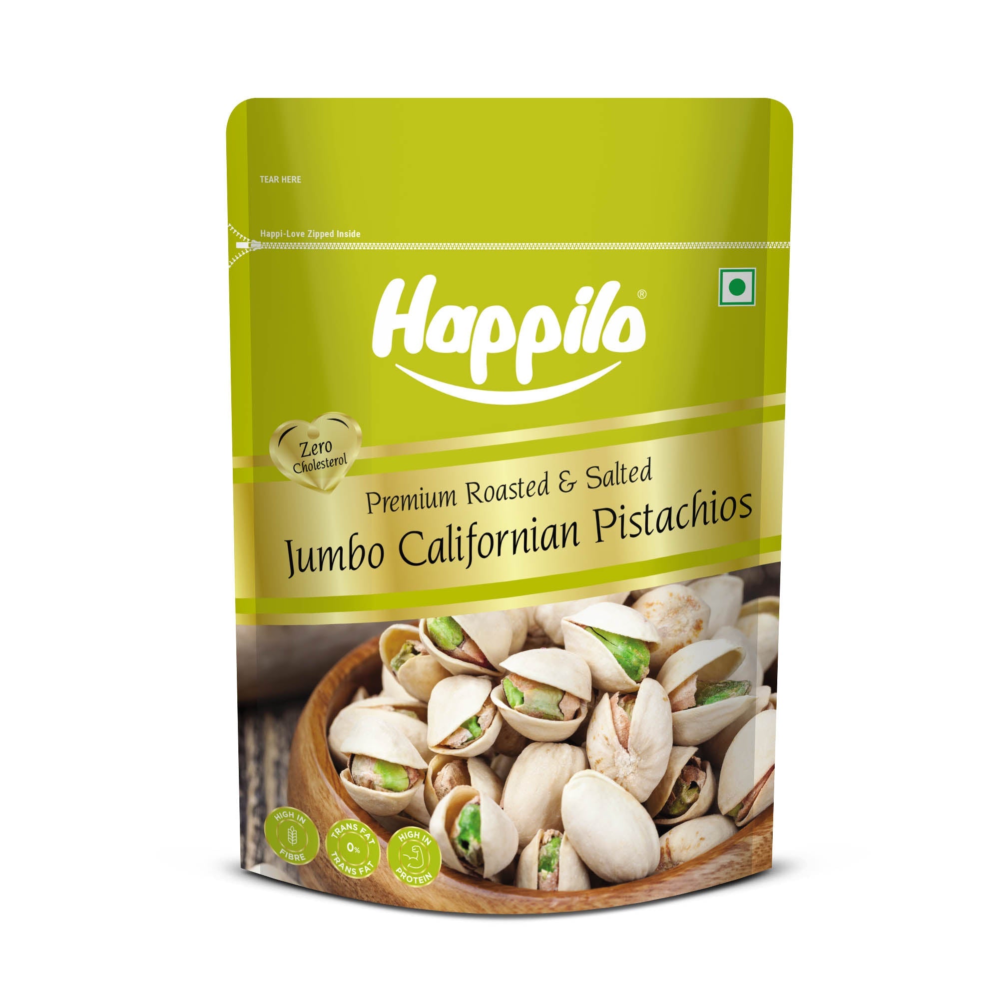 Happilo Jumbo Roasted & Salted Californian Pistachios