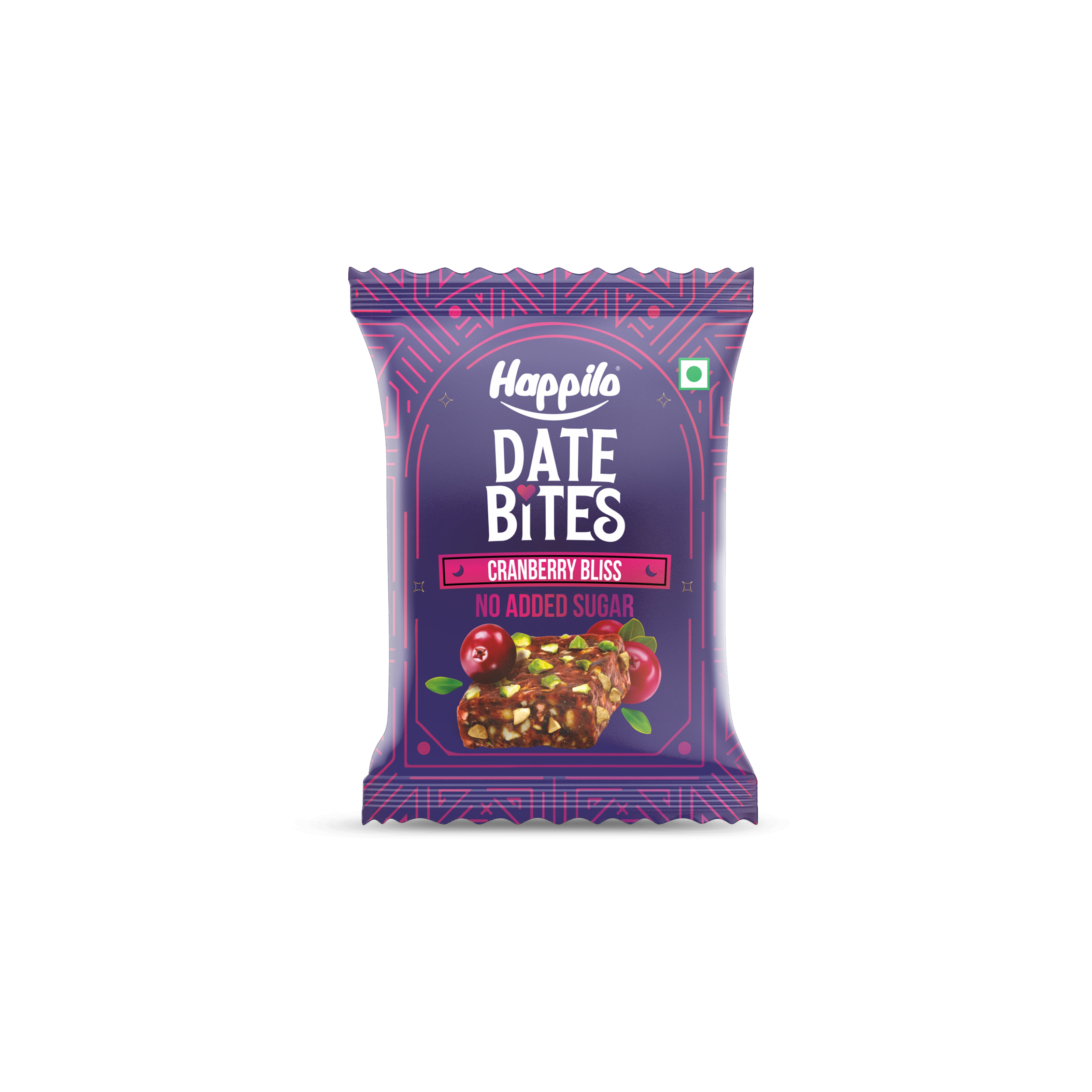 Happilo Premium Date Bites Cranberry