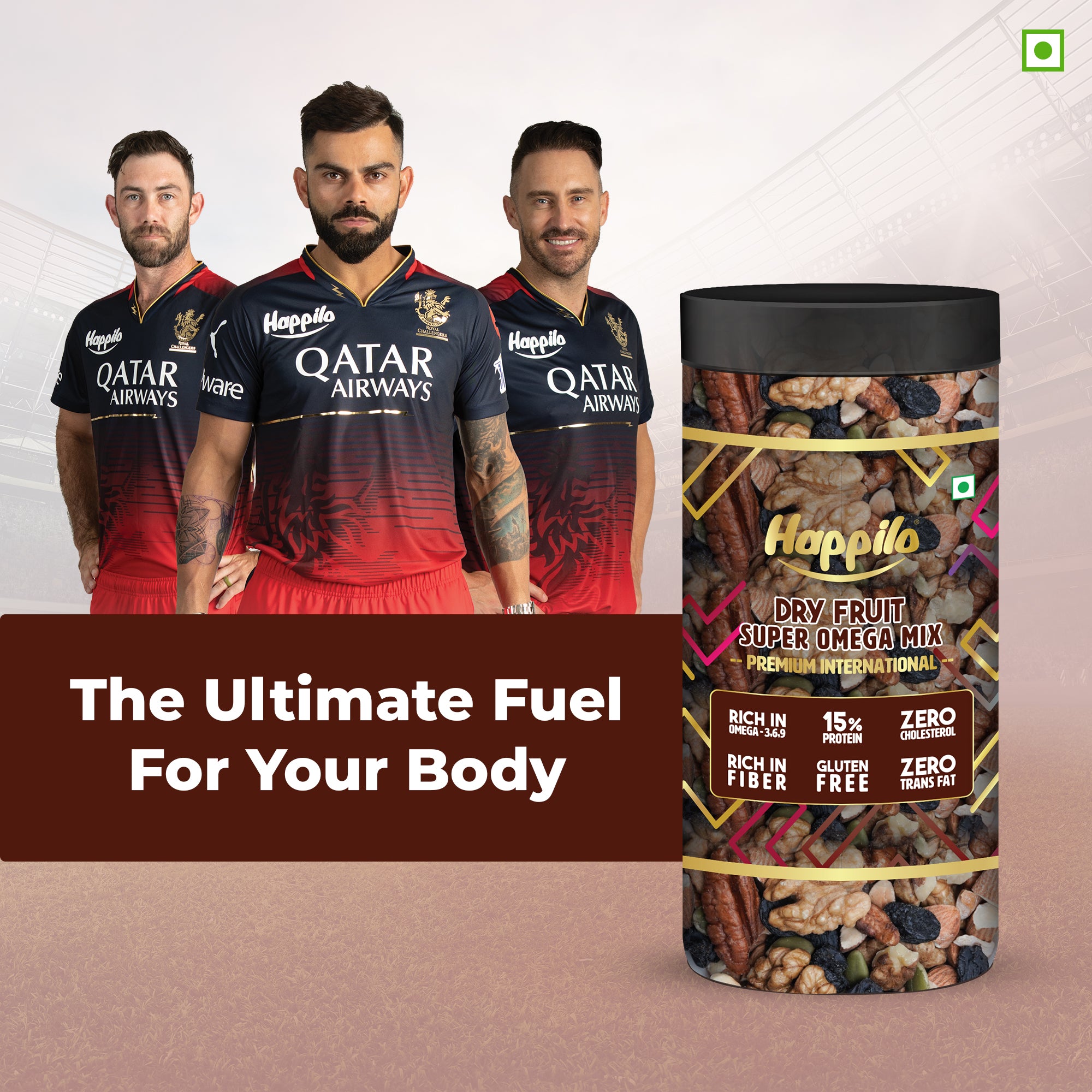 Happilo Premium International Dry Fruit Super Omega Mix 500g