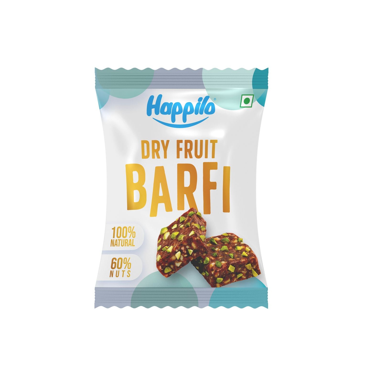 Happilo Premium International Dates Dry Fruit BarFi 20g (Pack of 36)