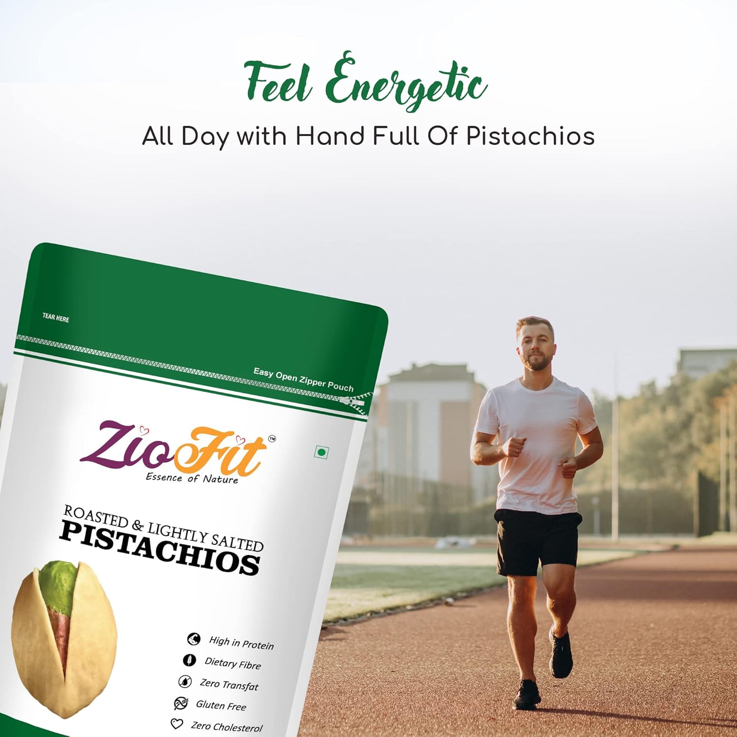 Ziofit Roasted & Lightly Salted Pistachios 200g (Buy 1 Get 1 Free)
