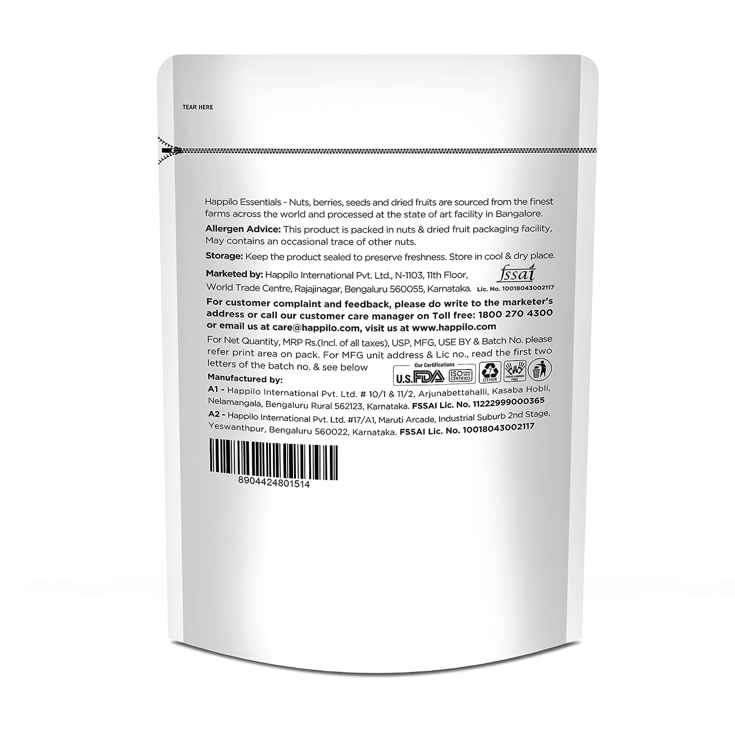 Happilo Essentials Californian Popular Walnuts Inshell