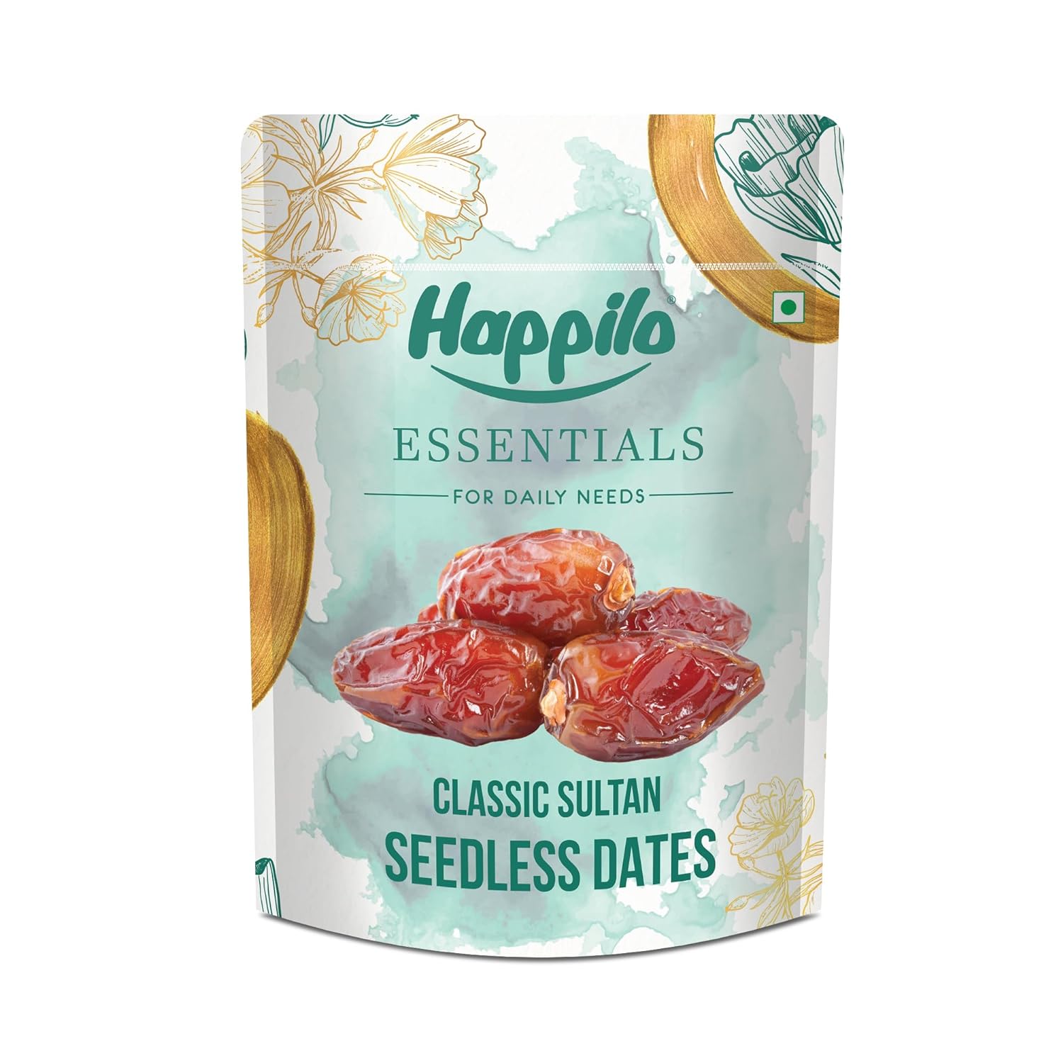 Happilo Essentials Classic Sultan Seedless Dates 500g