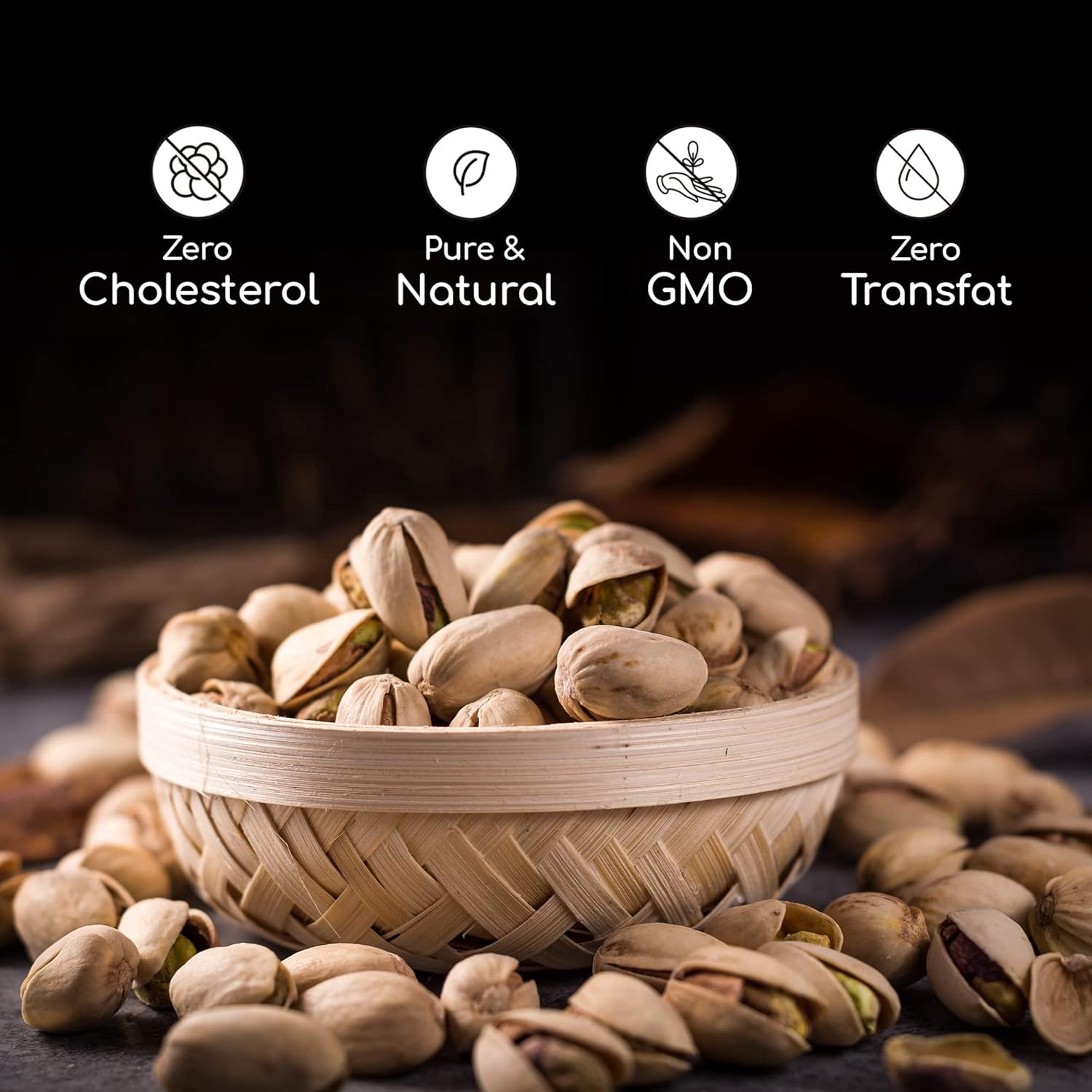 Ziofit Roasted & Lightly Salted Pistachios 200g (Buy 1 Get 1 Free)