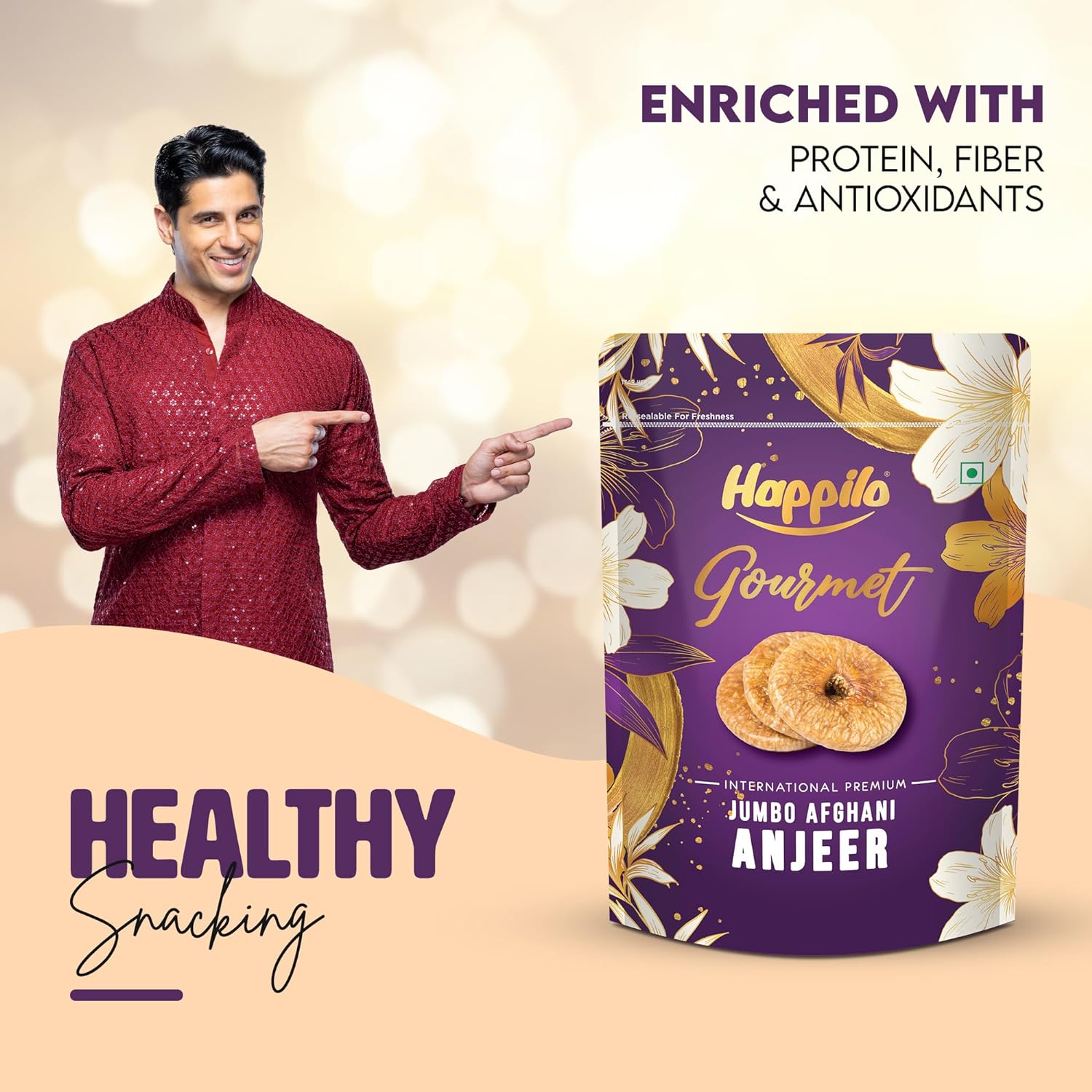 Happilo Gourmet Jumbo Anjeer 200g