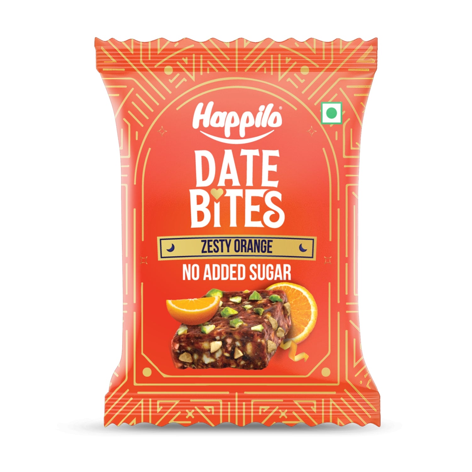 Happilo Premium Date Bites Zesty Orange