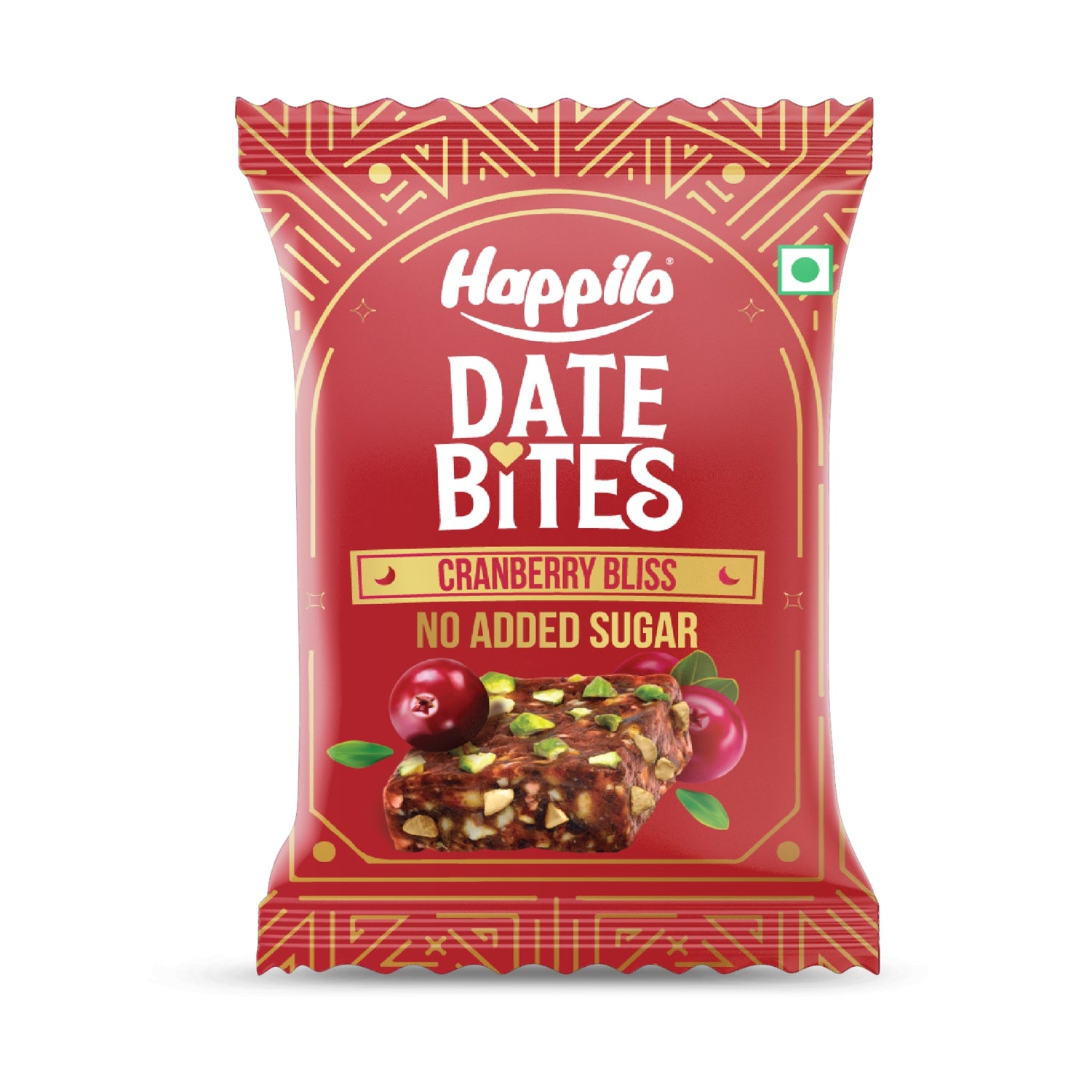 Happilo Premium Date Bites Cranberry