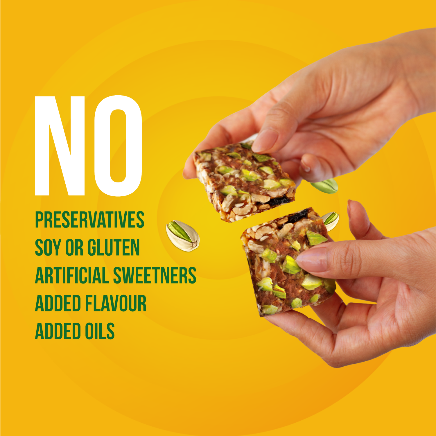 Happilo Premium Pistachios Healthy Dry Fruit Sweets Bar Tin 150g, Healthy Snack, High in Protein Nuts, No Added Sugar, Vegan, Tasty as a Desert, No preservatives, For Energy, Fitness & Immunity