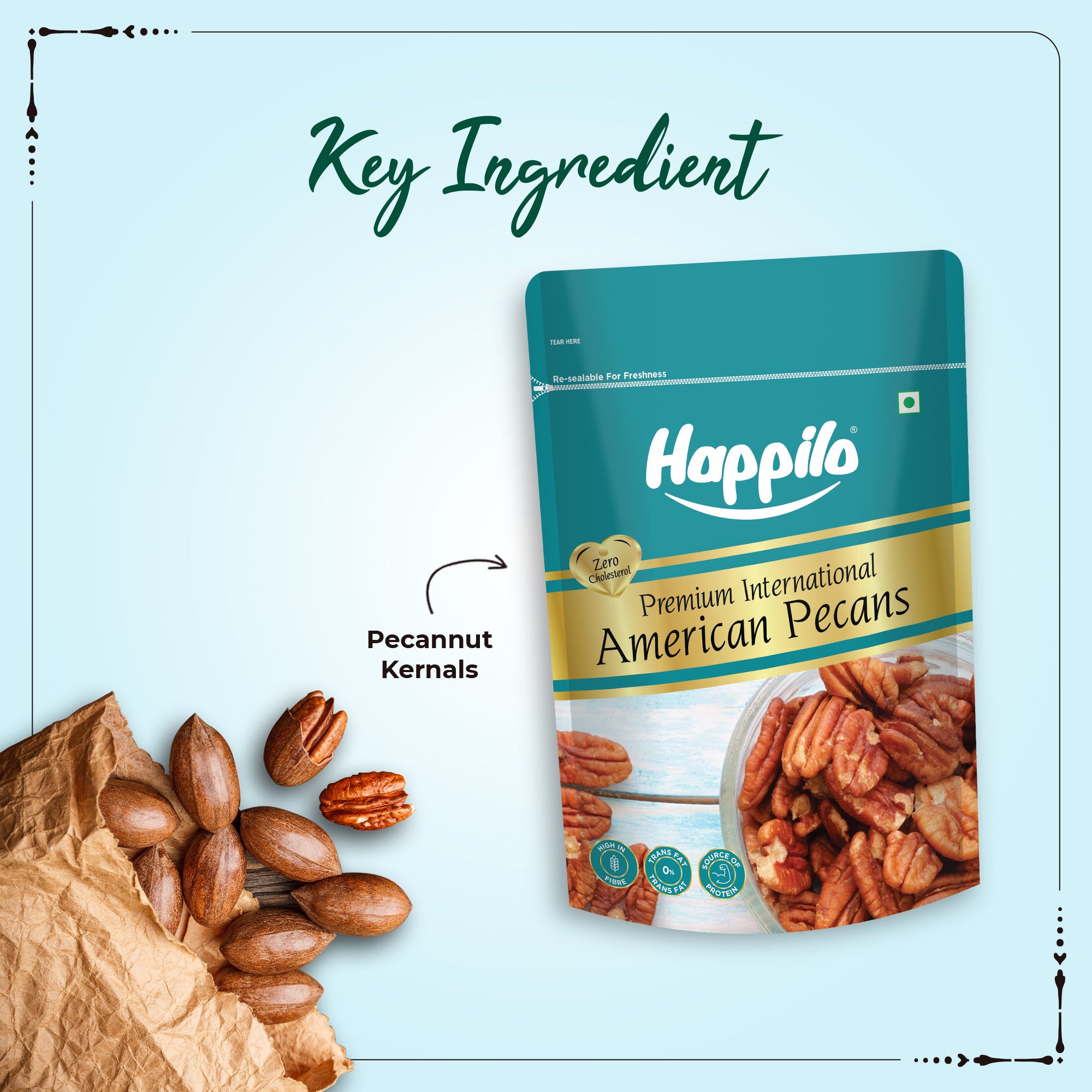 Happilo Premium International Exotic Pecannut Kernels