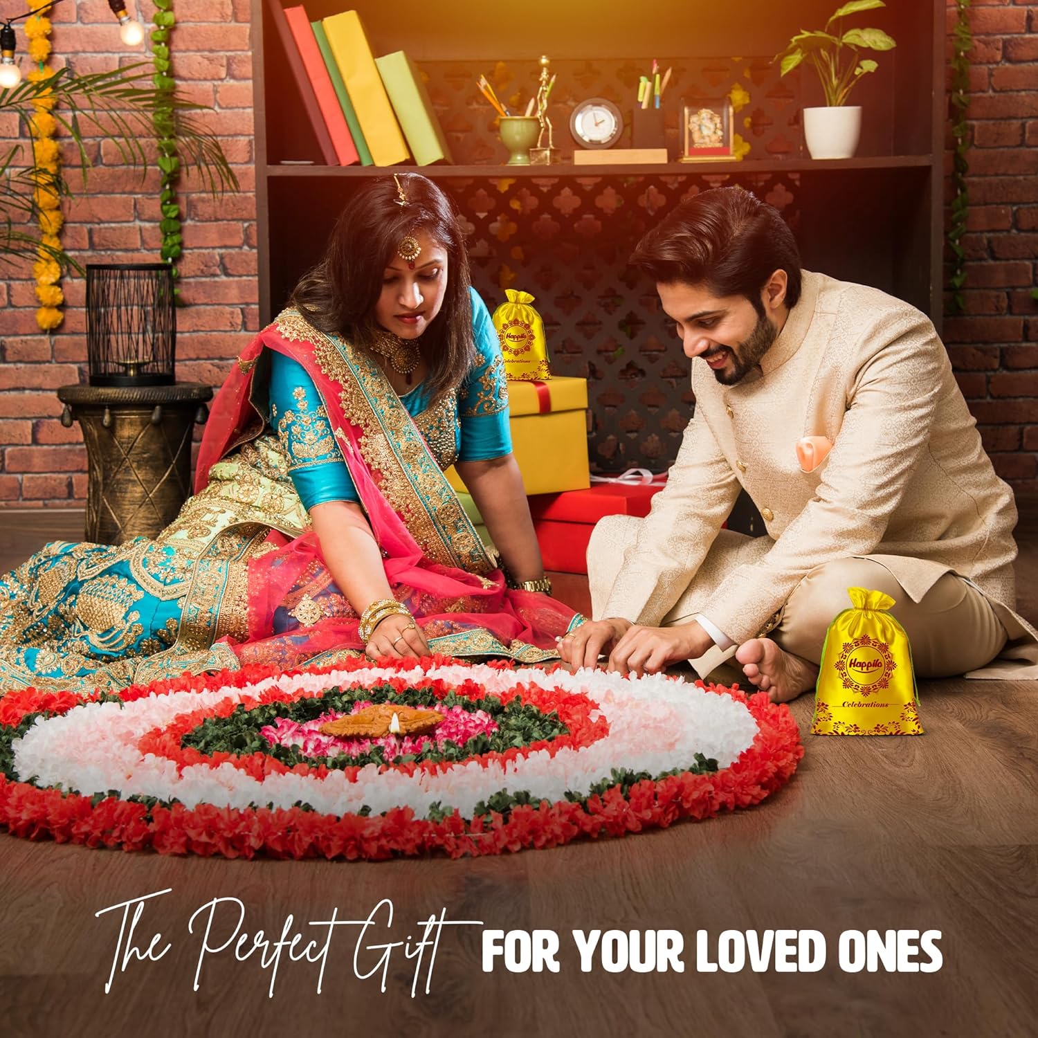 Happilo Premium Nuts & Dryfruit Celebrations Gift Potli Chandrayaan (Almond, Cashews Pista & Raisin) 390g