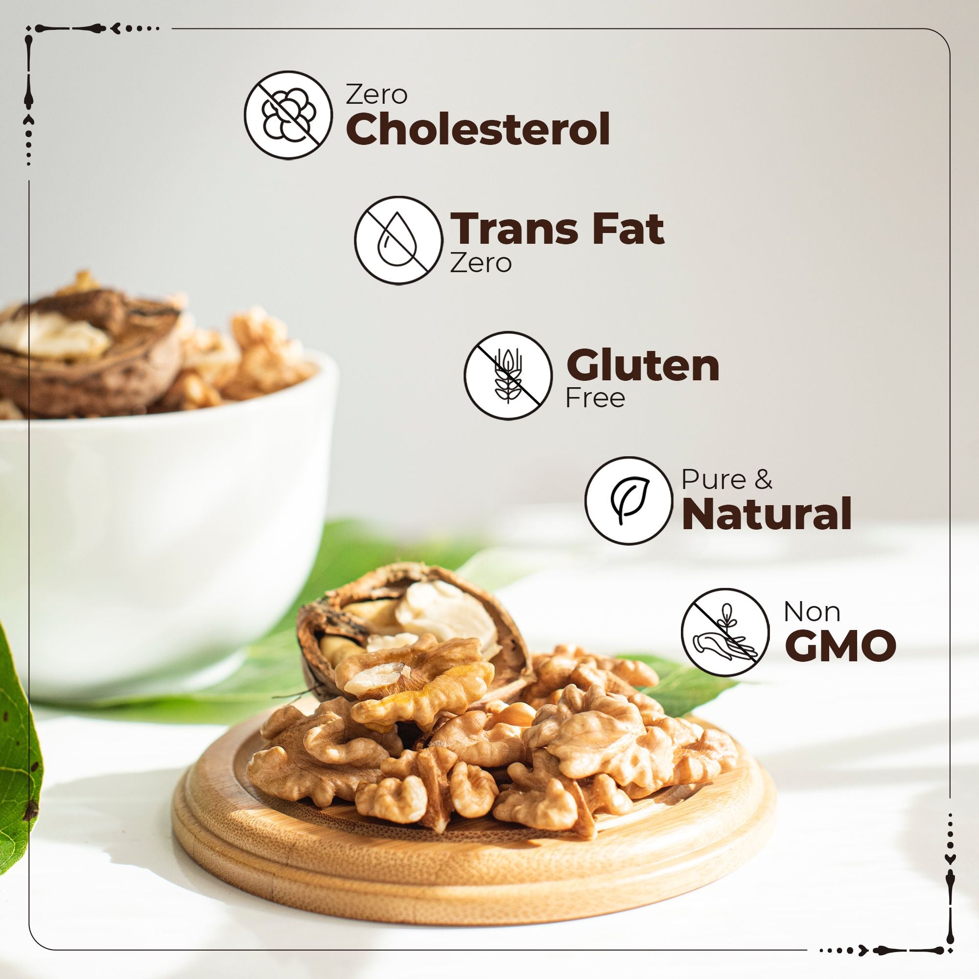 Happilo Premium International SuperMOM Trial Mix Combo 950g (California Walnut Kernels 200g, Omani Dates 250g & California Almonds 500g)