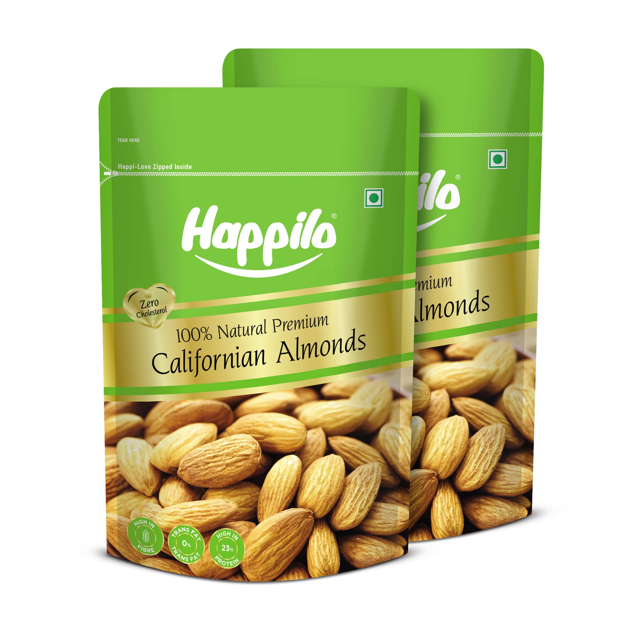Happilo 100% Natural Premium Californian Almonds