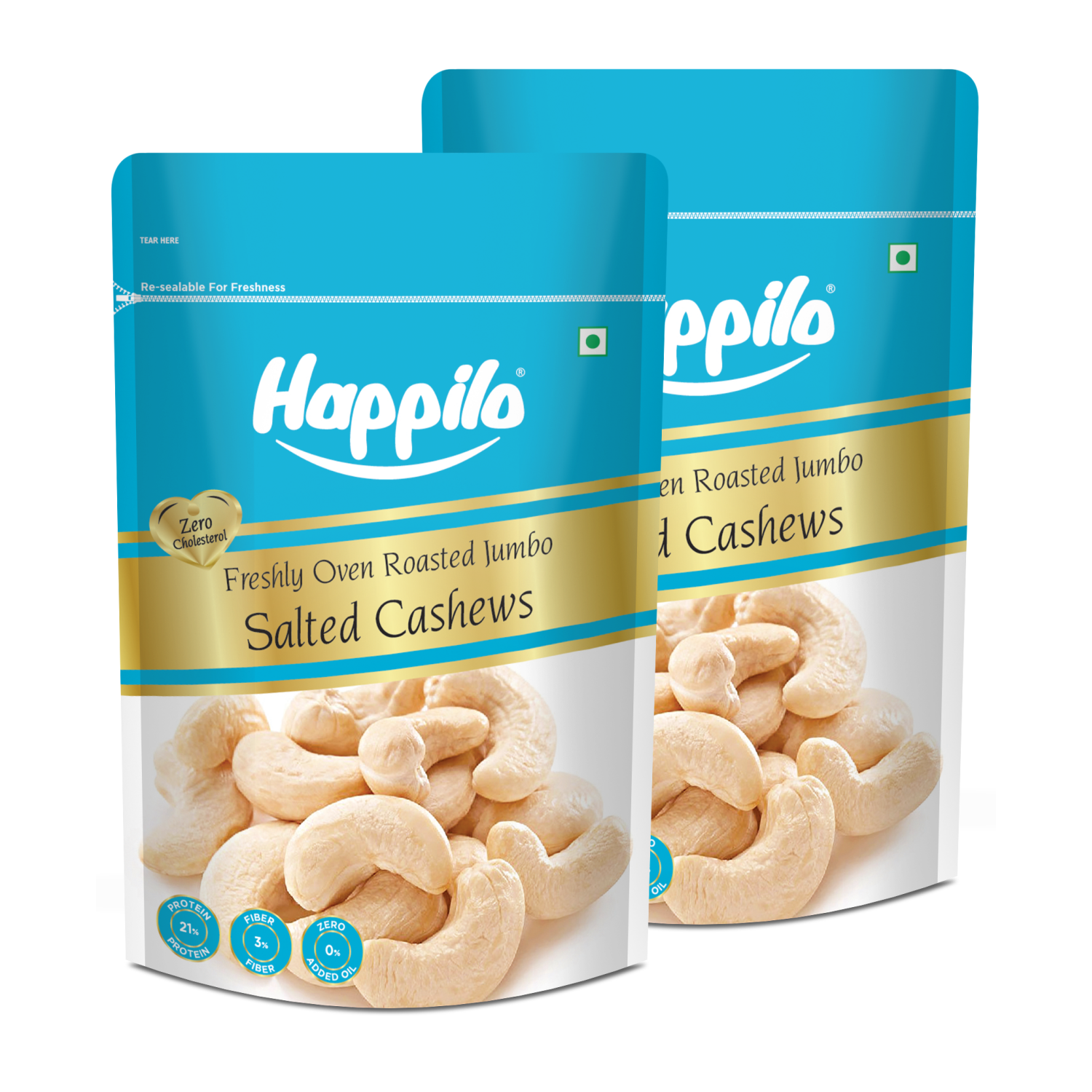 Happilo Roasted & Salted Premium Cashew Nuts