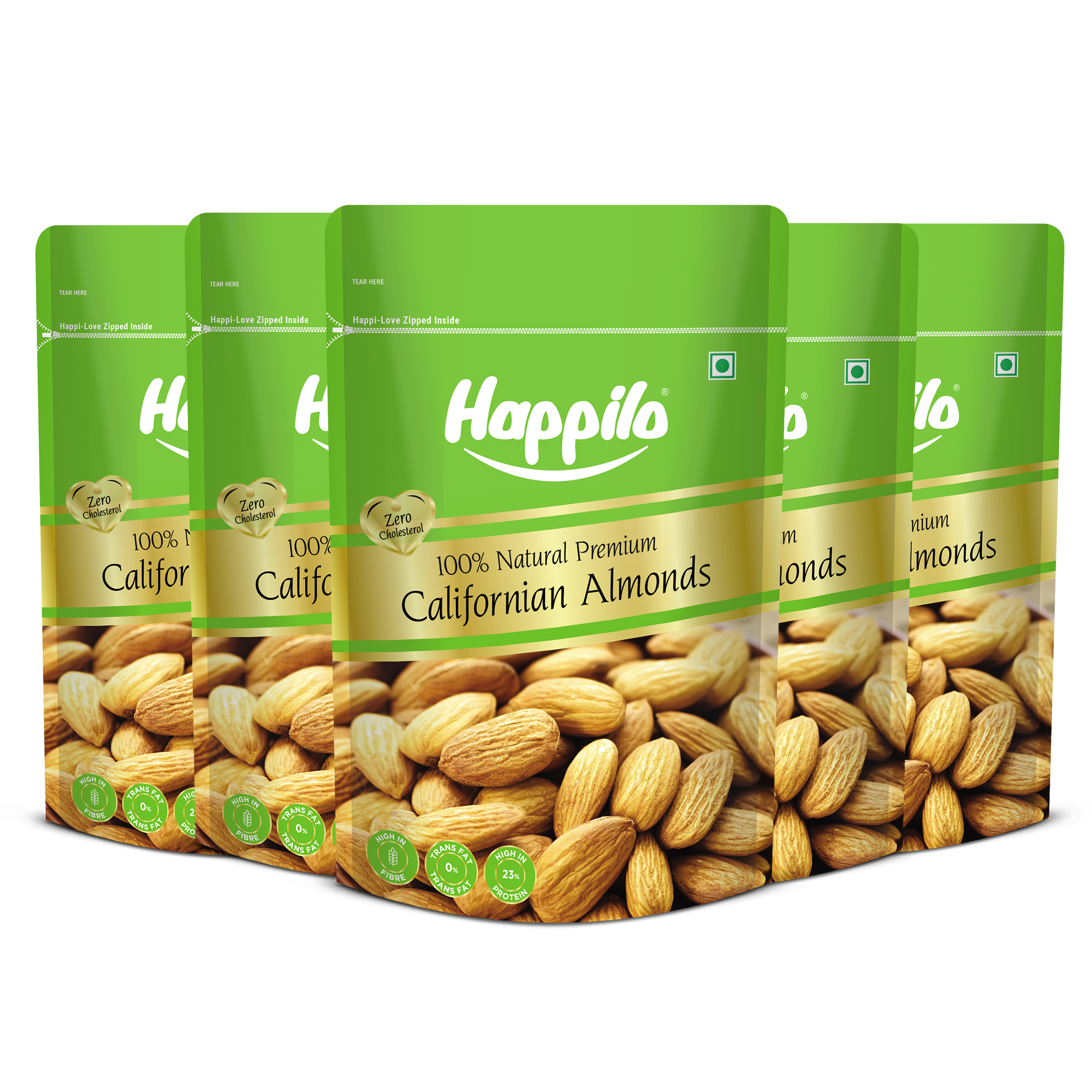Happilo 100% Natural Premium Californian Almonds