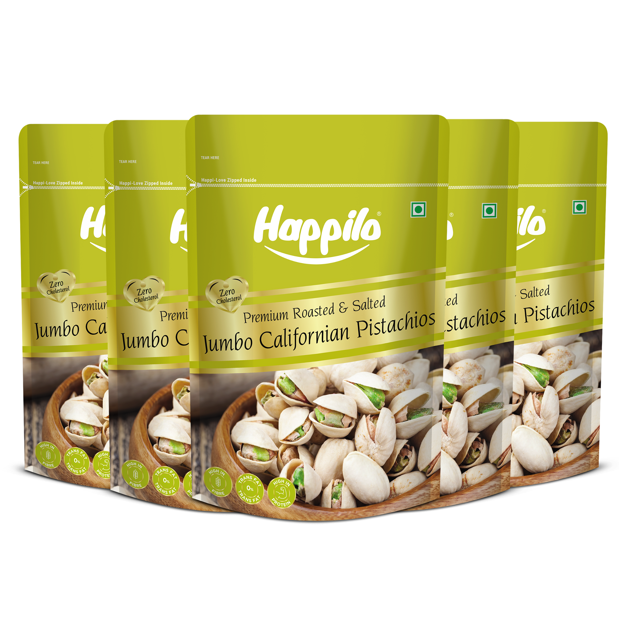 Happilo Jumbo Roasted & Salted Californian Pistachios
