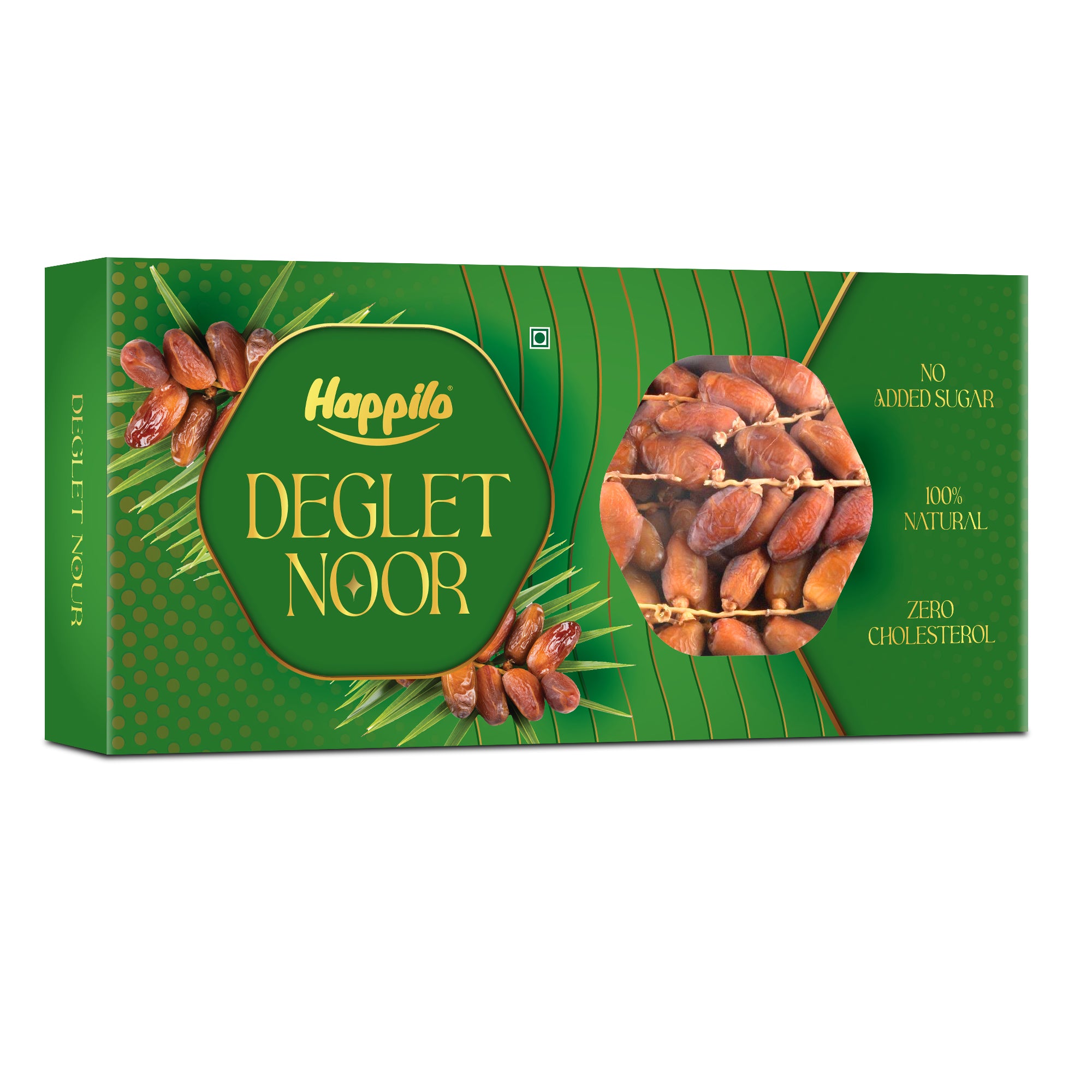 Happilo Deglet Nour Dates, Rich in Natural Nutrients and Fibers, Perfe