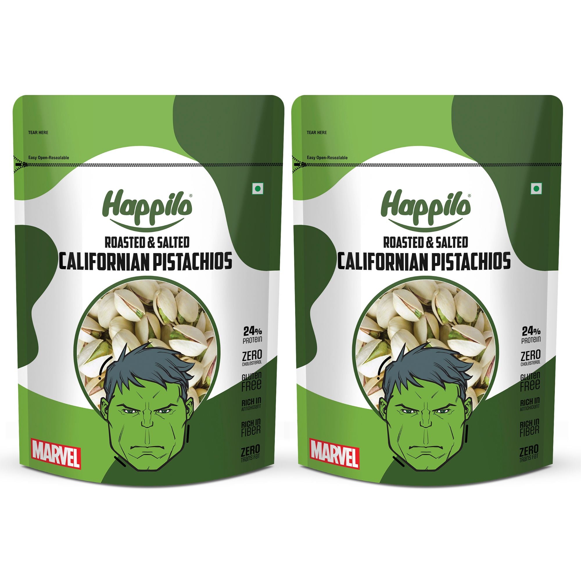 Hulk Edition Roasted & Salted Californian Pistachios 500g