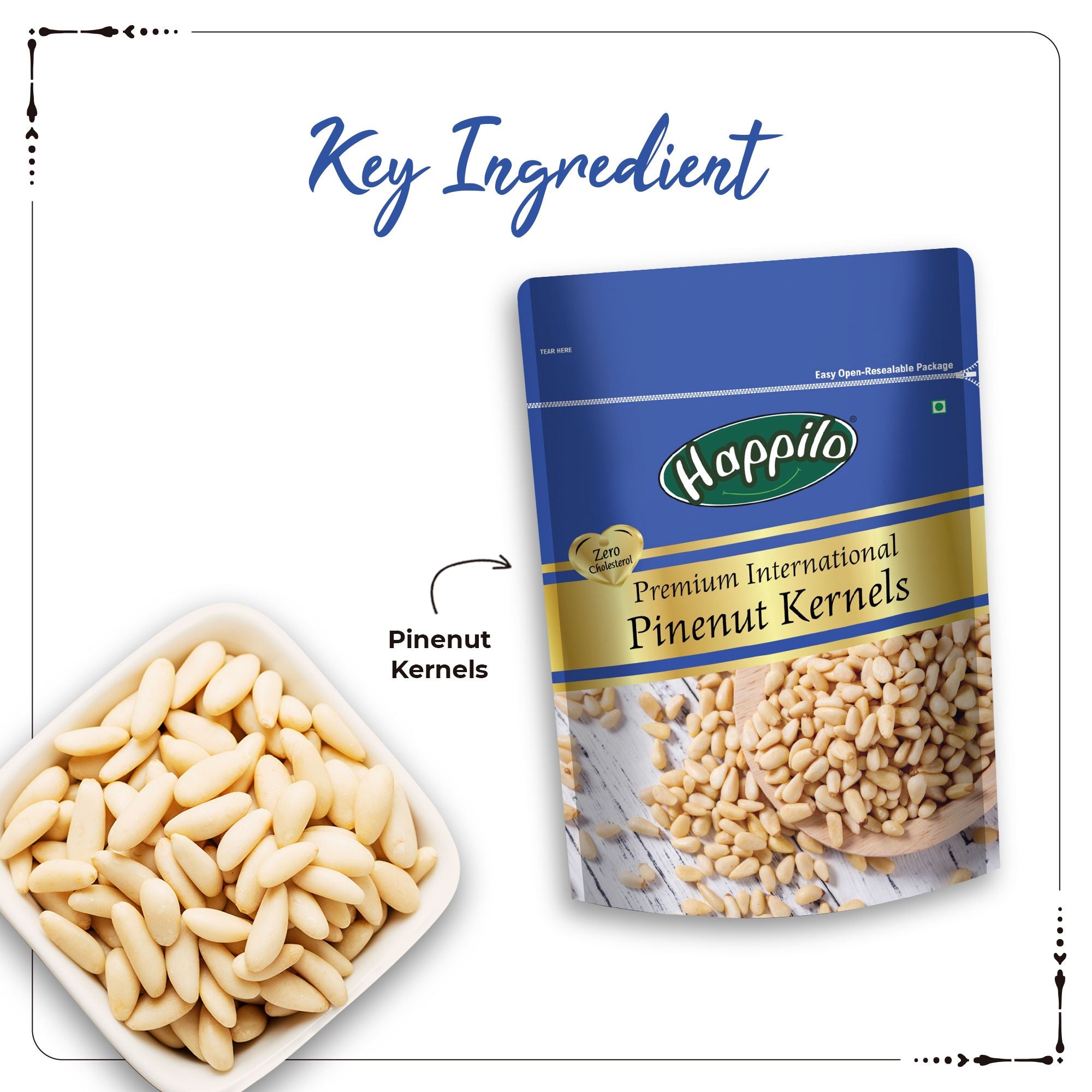Happilo Premium International Exotic Pinenut Kernels