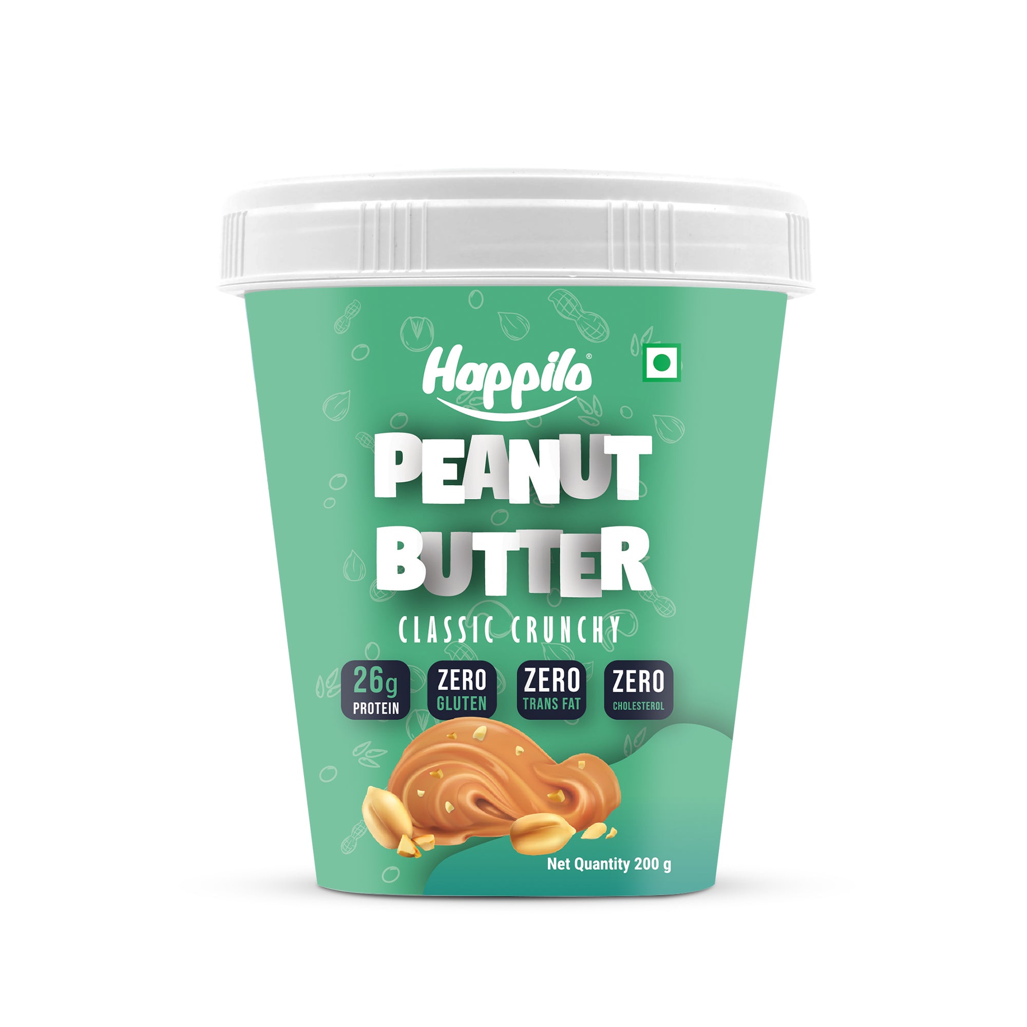 Happilo Peanut Butter Classic Crunchy 200g