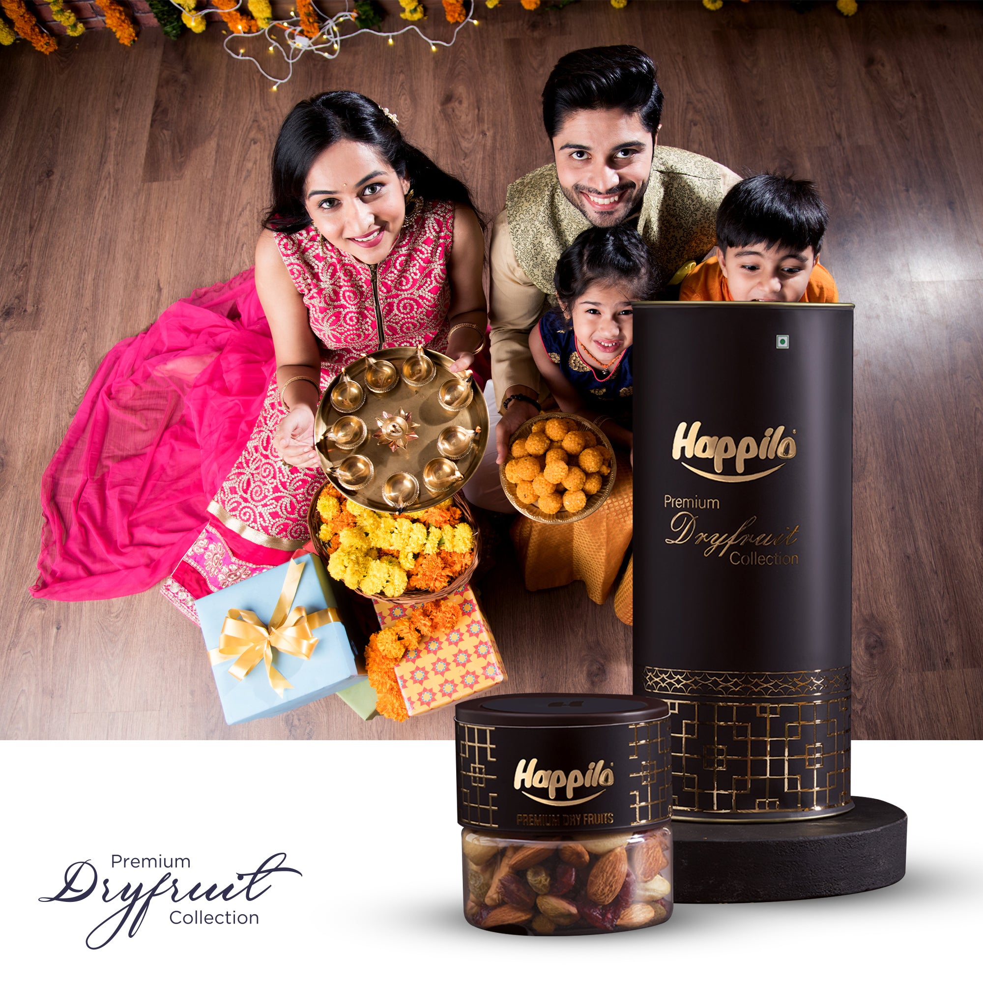 Happilo Dry Fruit Celebrations Gift Box Mercury