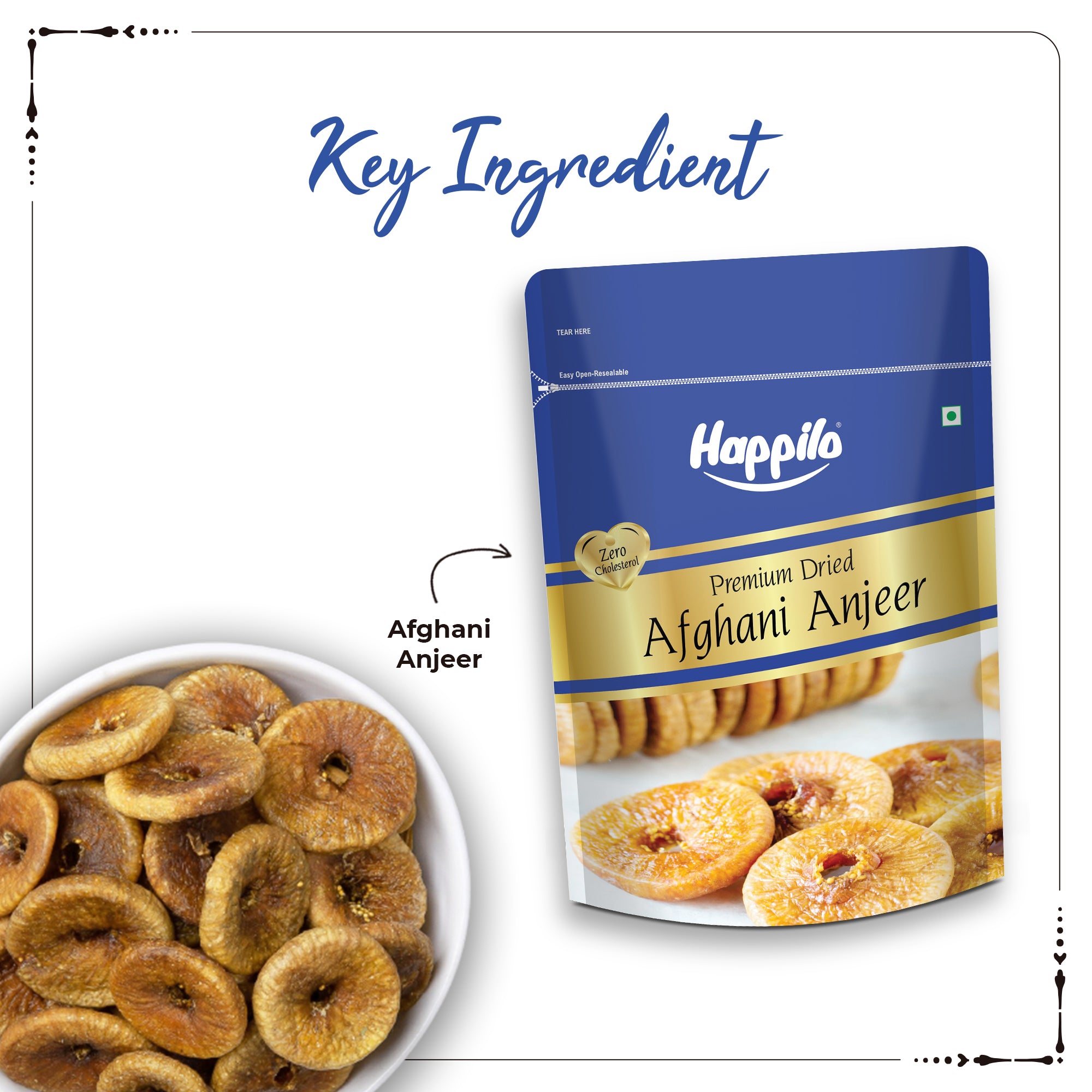 Happilo Premium Anjeer 500g Value Pack