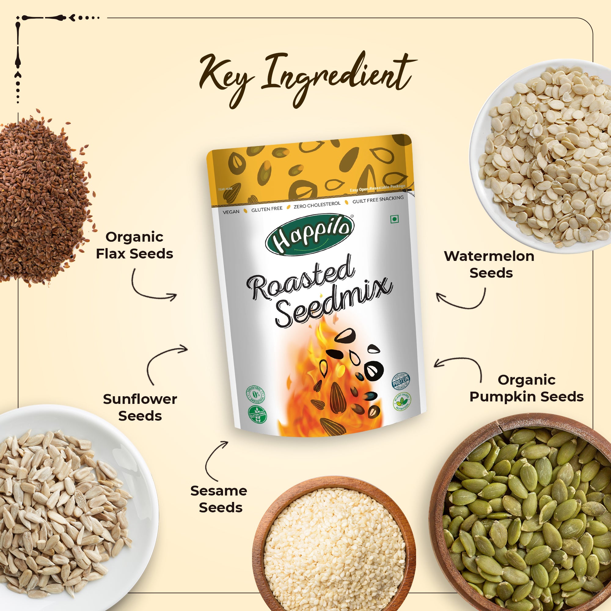 Freshly Roasted & Lightly Salted Super Seed Mix