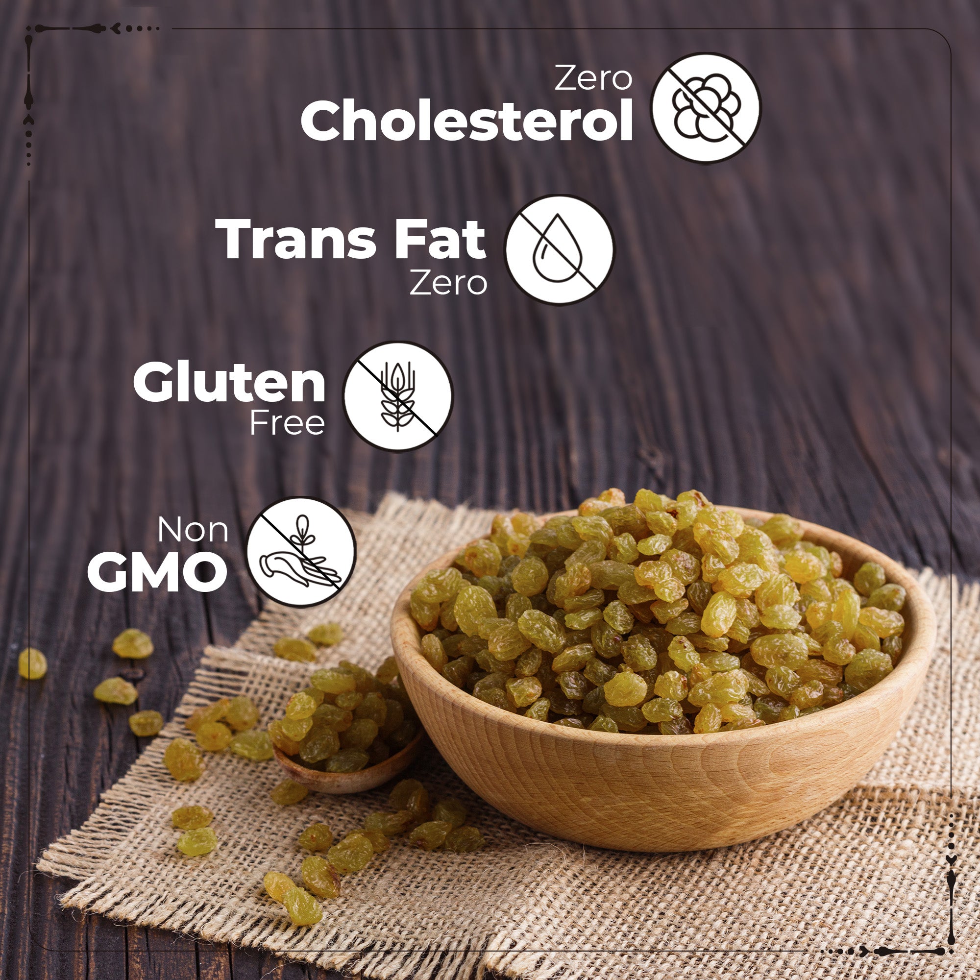Happilo Premium Seedless Green Raisins