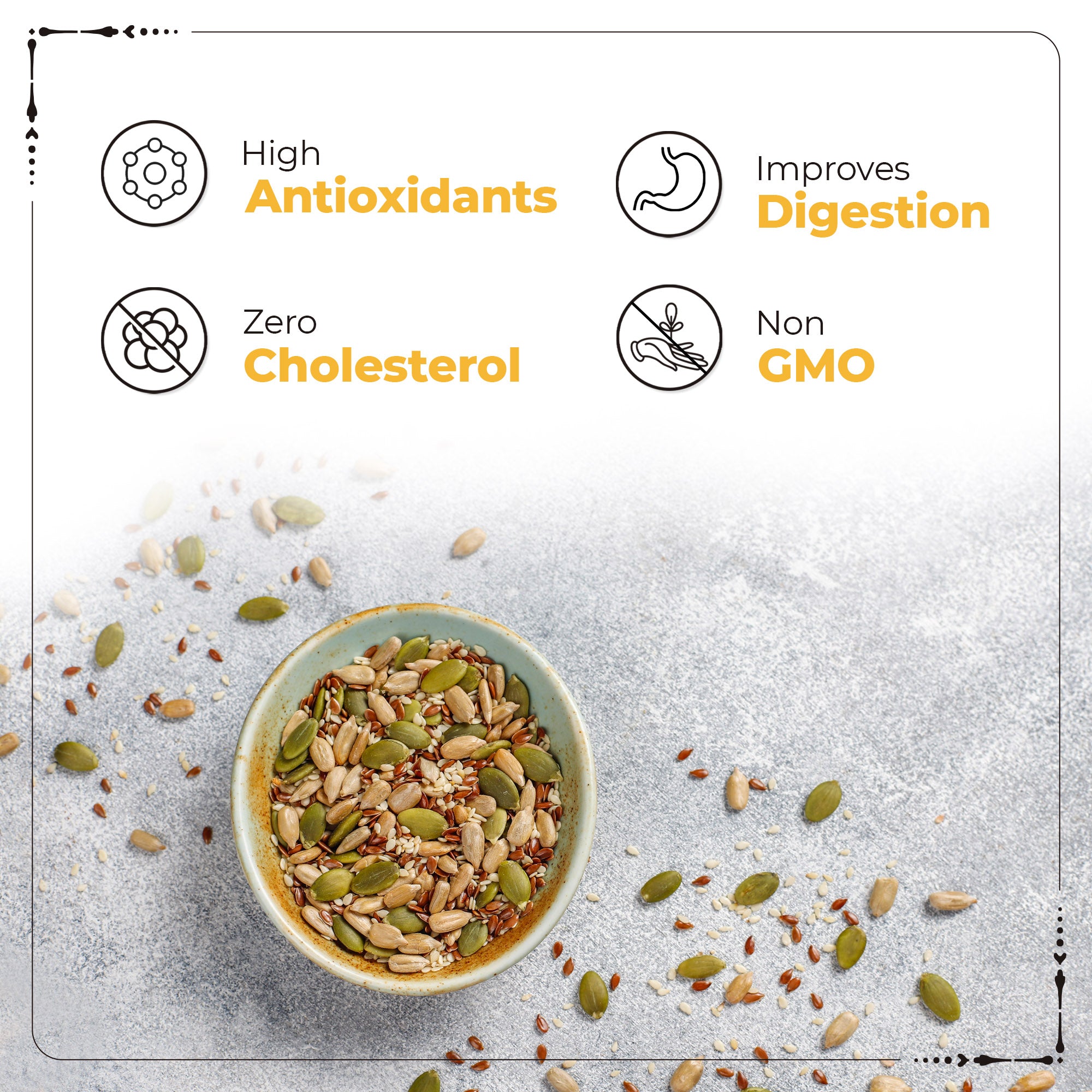 Freshly Roasted & Lightly Salted Super Seed Mix