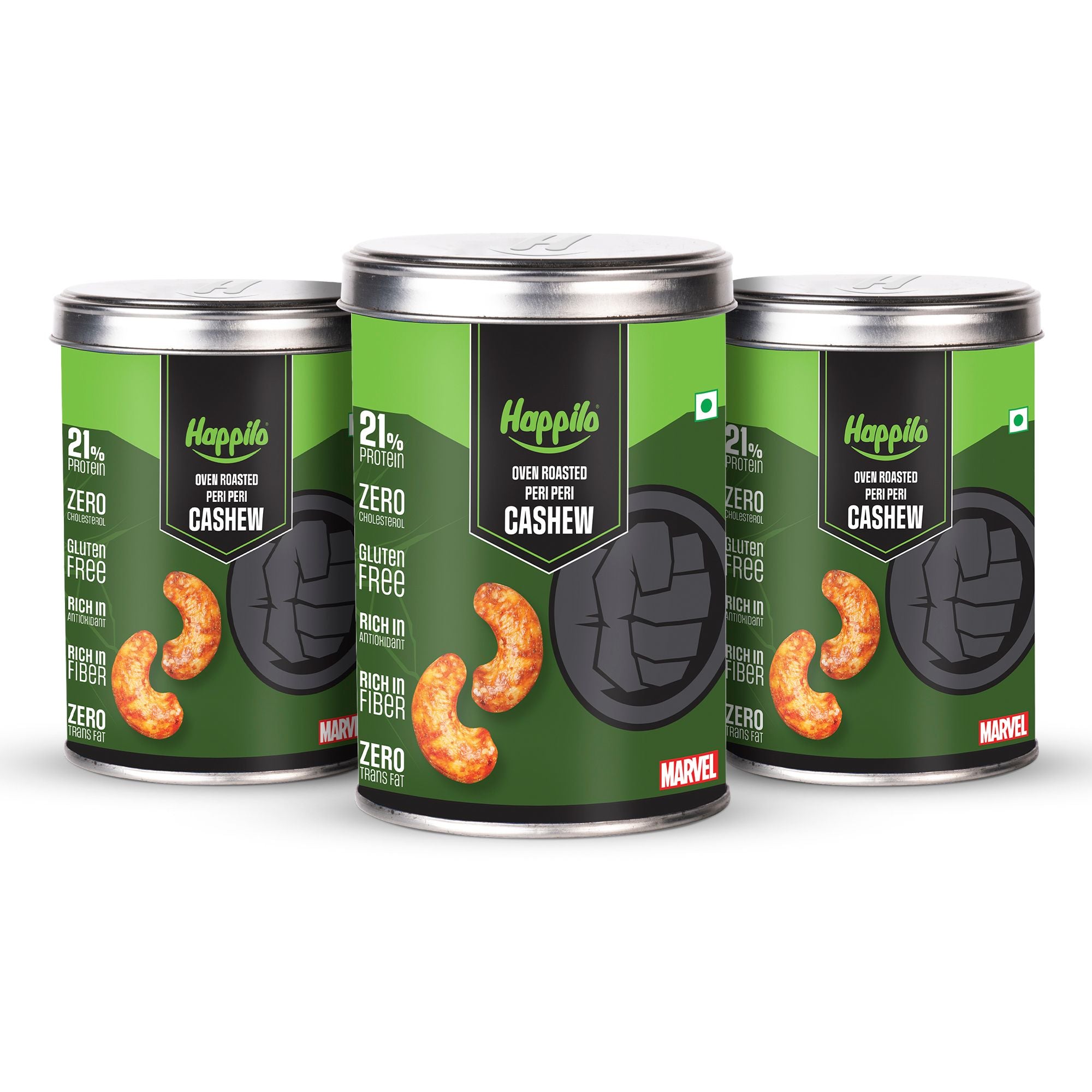 Hulk Edition Oven Roasted Cashews Peri Peri 150g