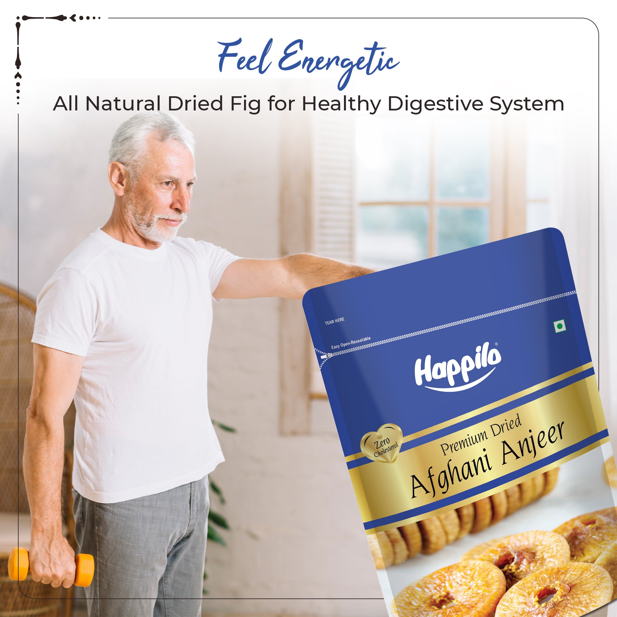 Happilo Premium Anjeer 500g Value Pack