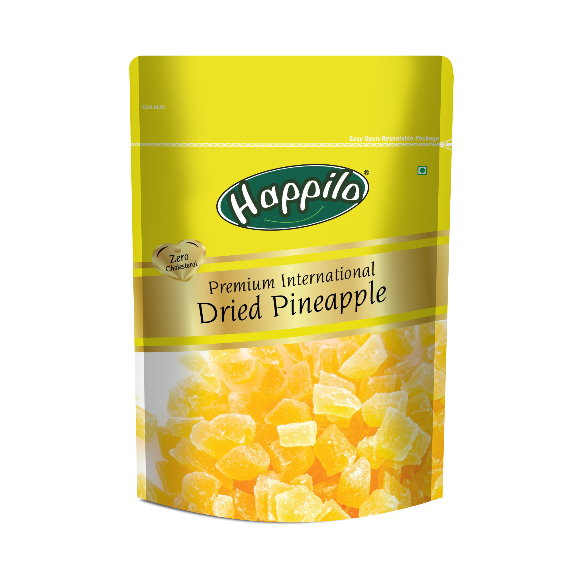 Happilo Premium International Dried Pineapple