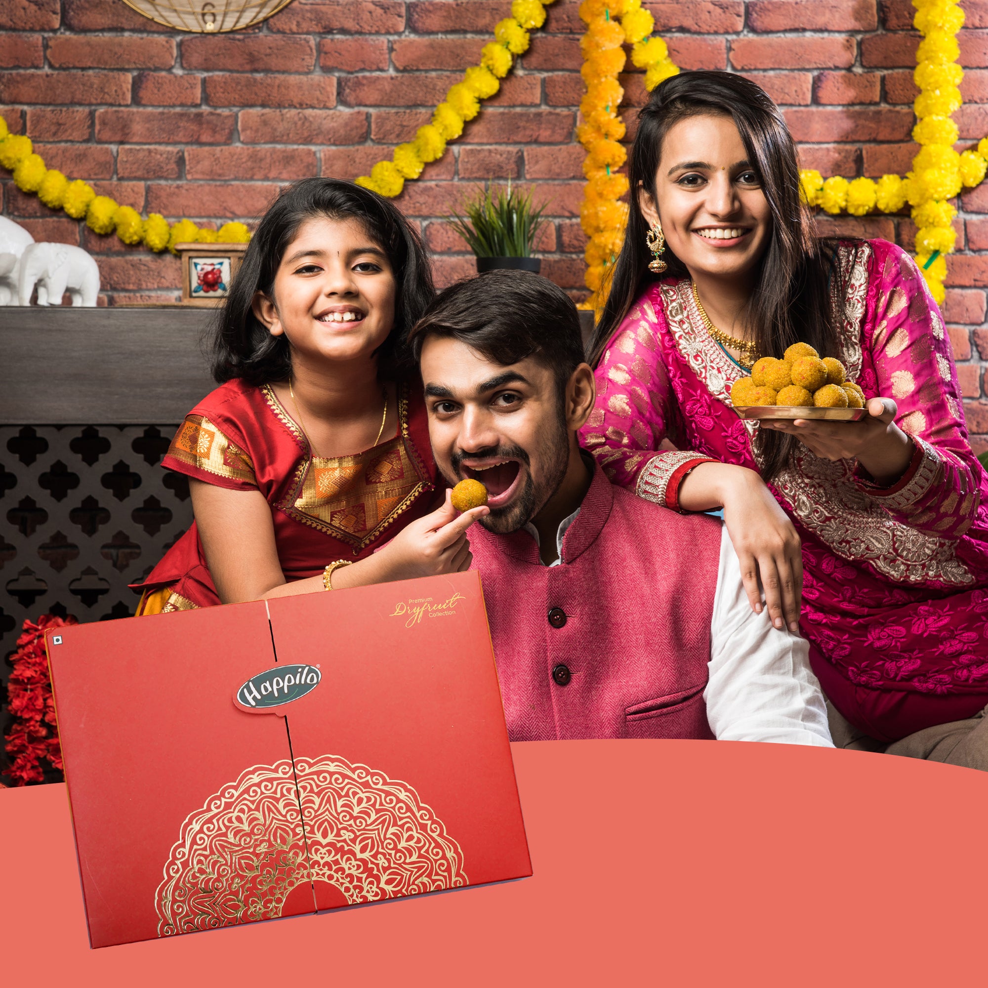 Happilo | Dry Fruit Gift Hamper | Rose