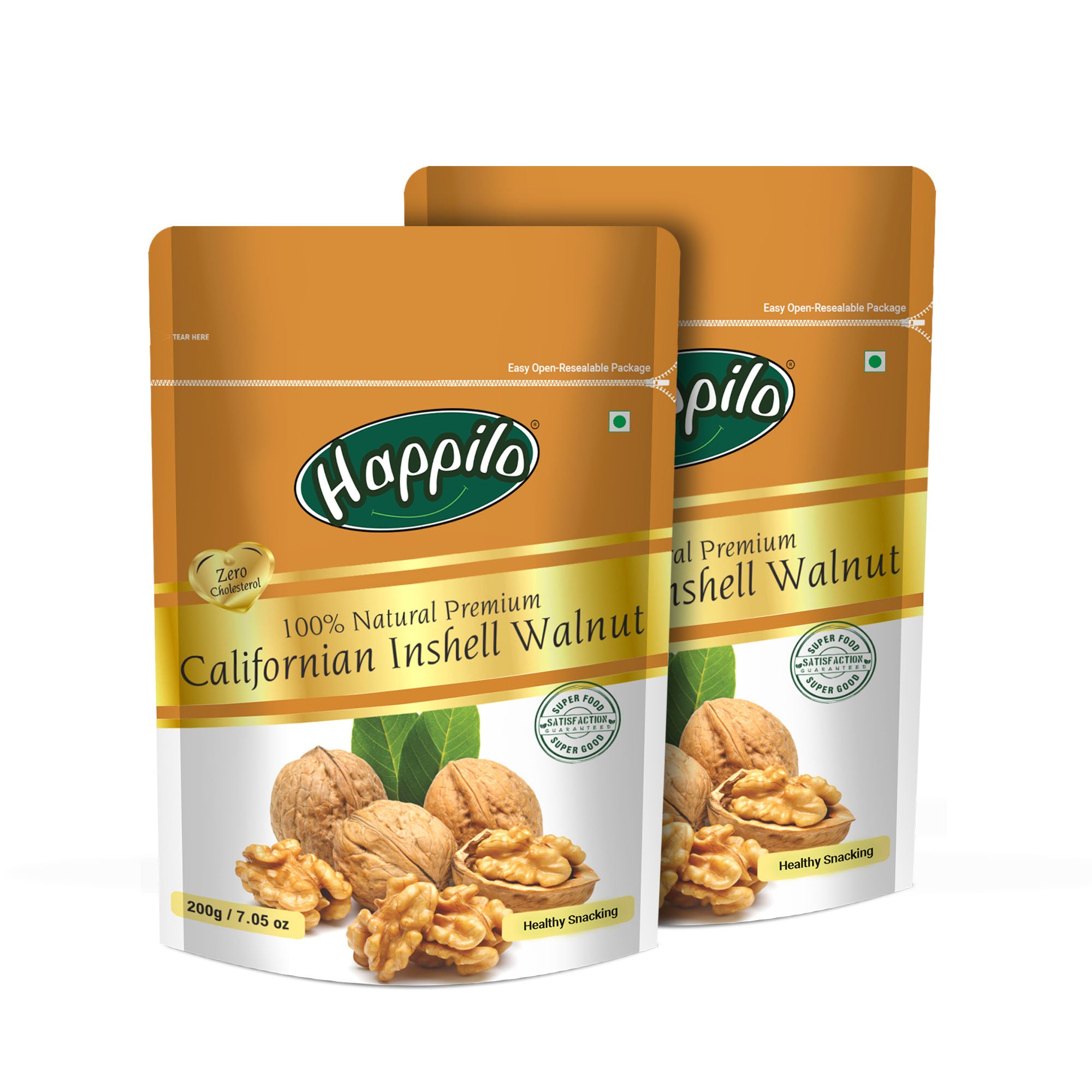 Happilo Premium Whole California Inshell Walnuts