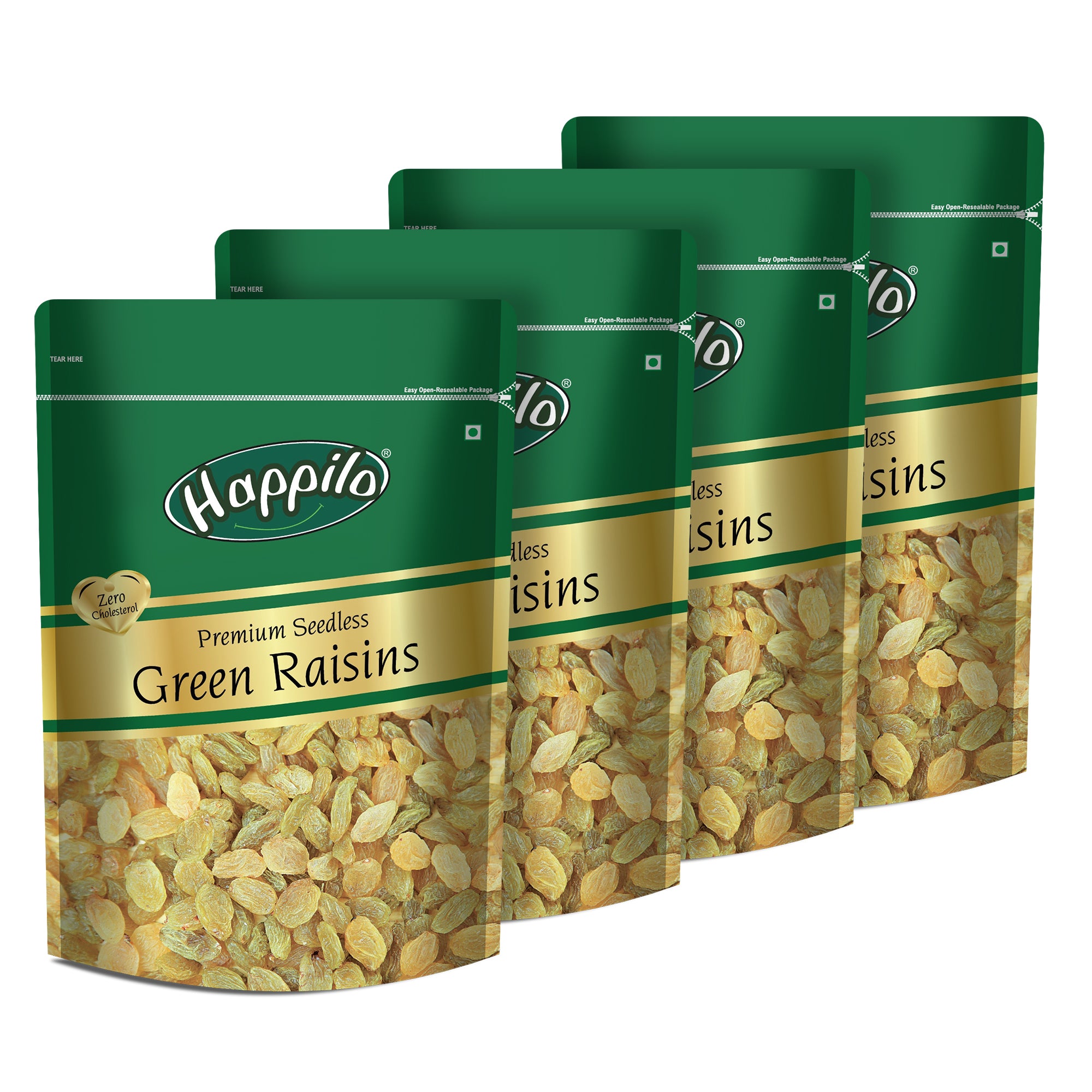 Happilo Premium Seedless Green Raisins