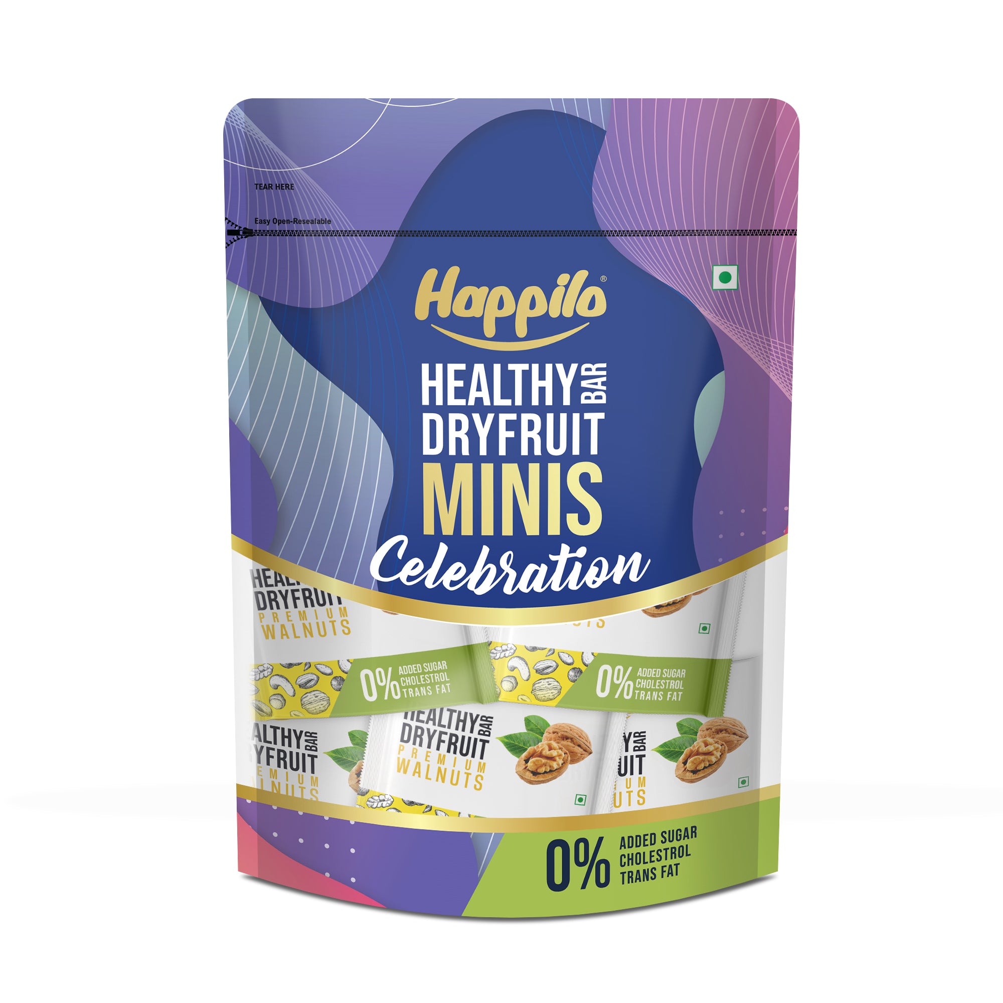 Walnuts Celebration Mini Dry Fruit Bar (12x15g)