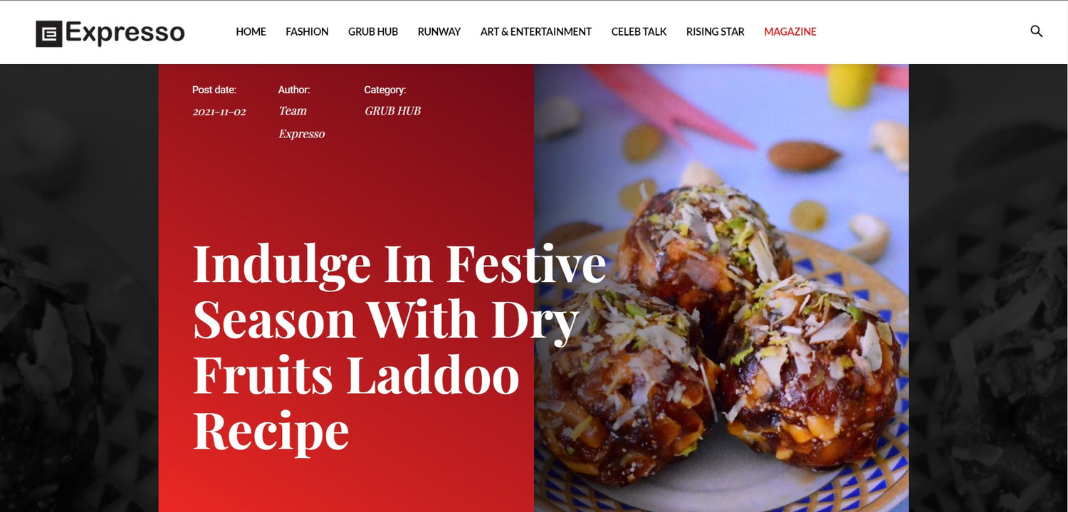 Indulge In Festive Season With Dry Fruits Laddoo Recipe