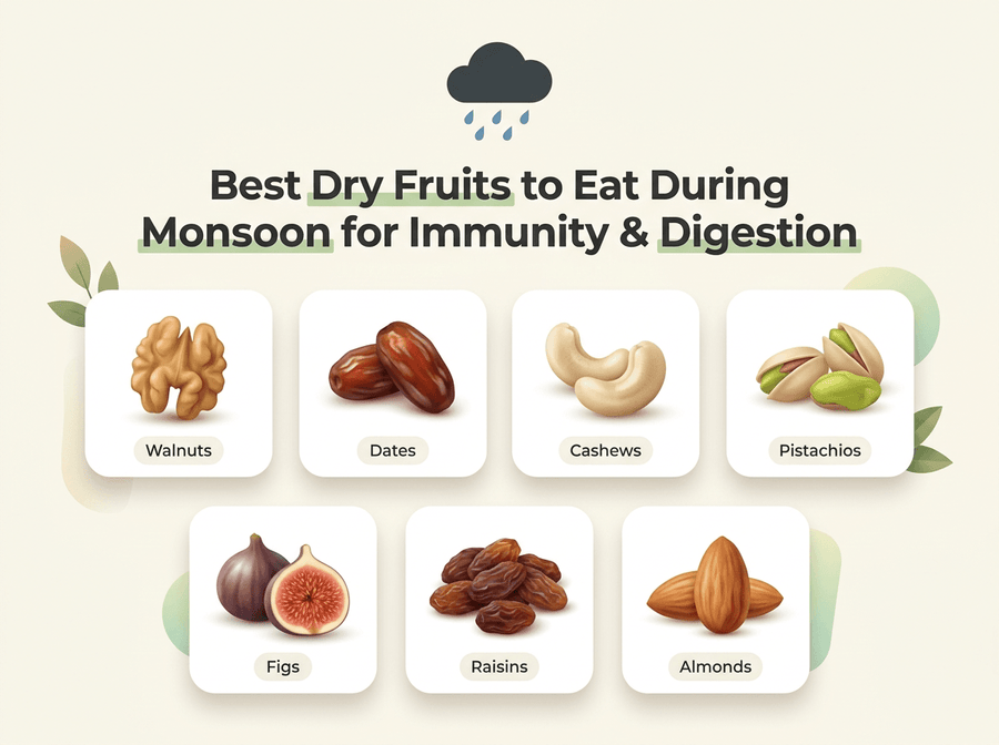 Best dry fruits to eat in monsoon