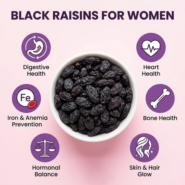 Benefits of Black Raisins For Females