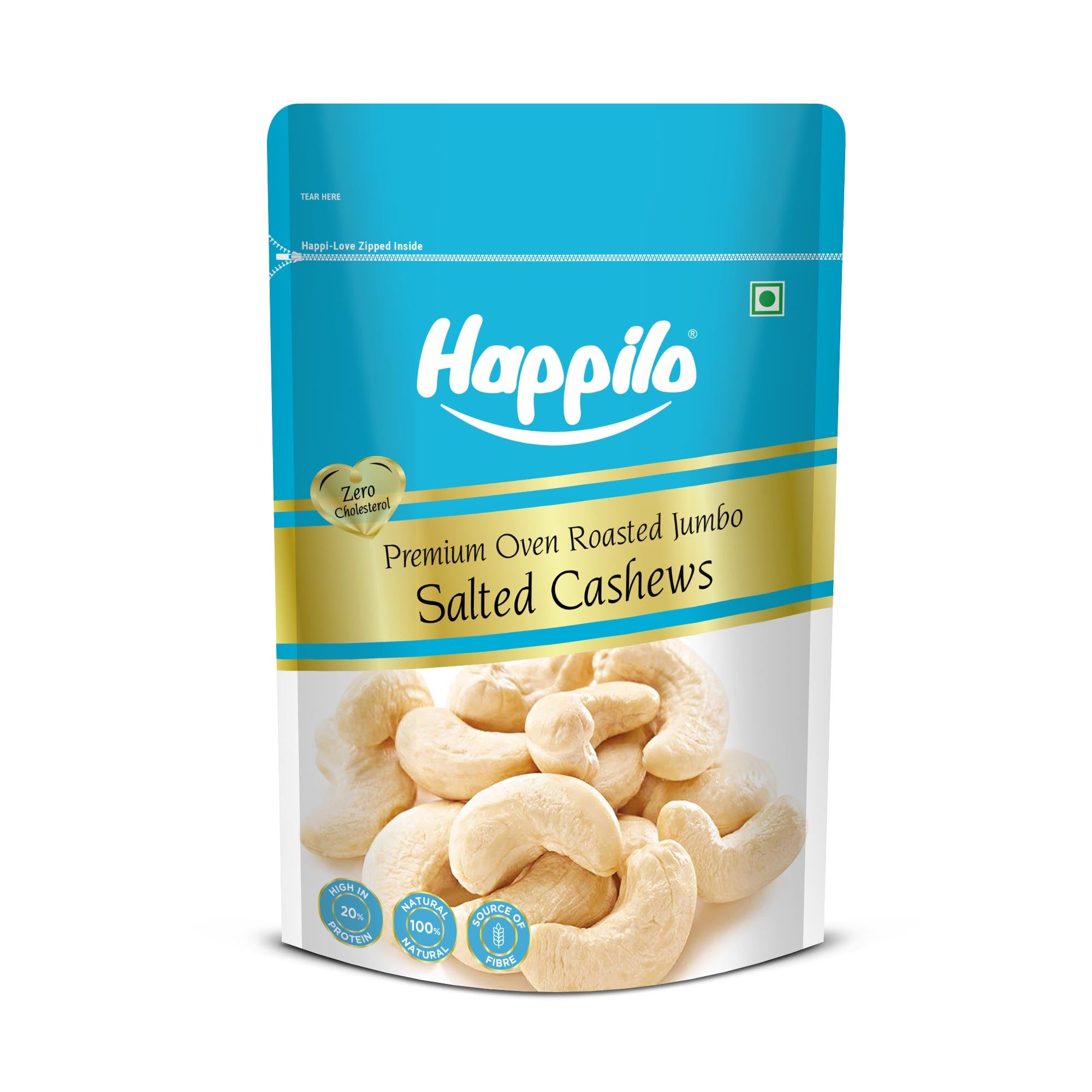 Happilo Roasted & Salted Premium Cashew Nuts