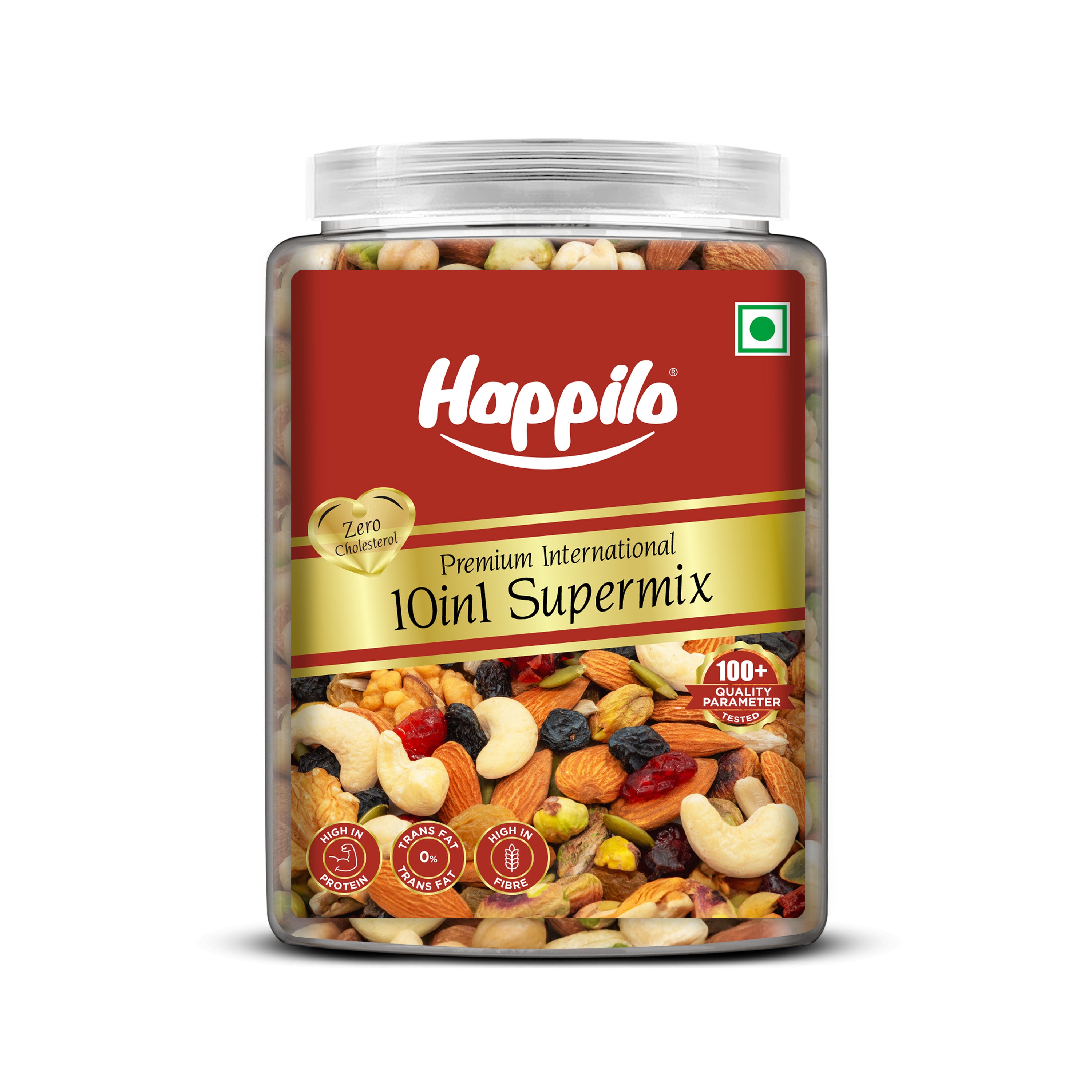 Happilo Premium 10 in 1 Supermix Jar 900g