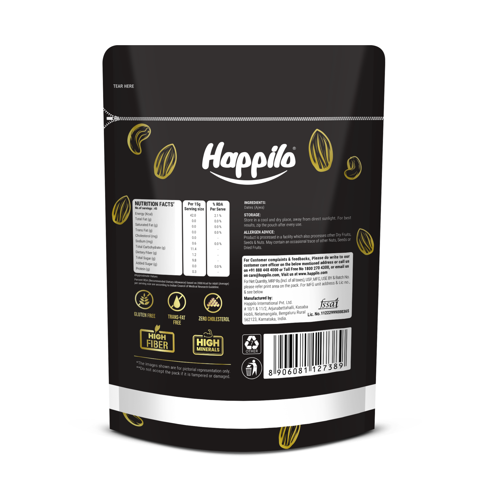 Happilo Premium International Ajwa Dates