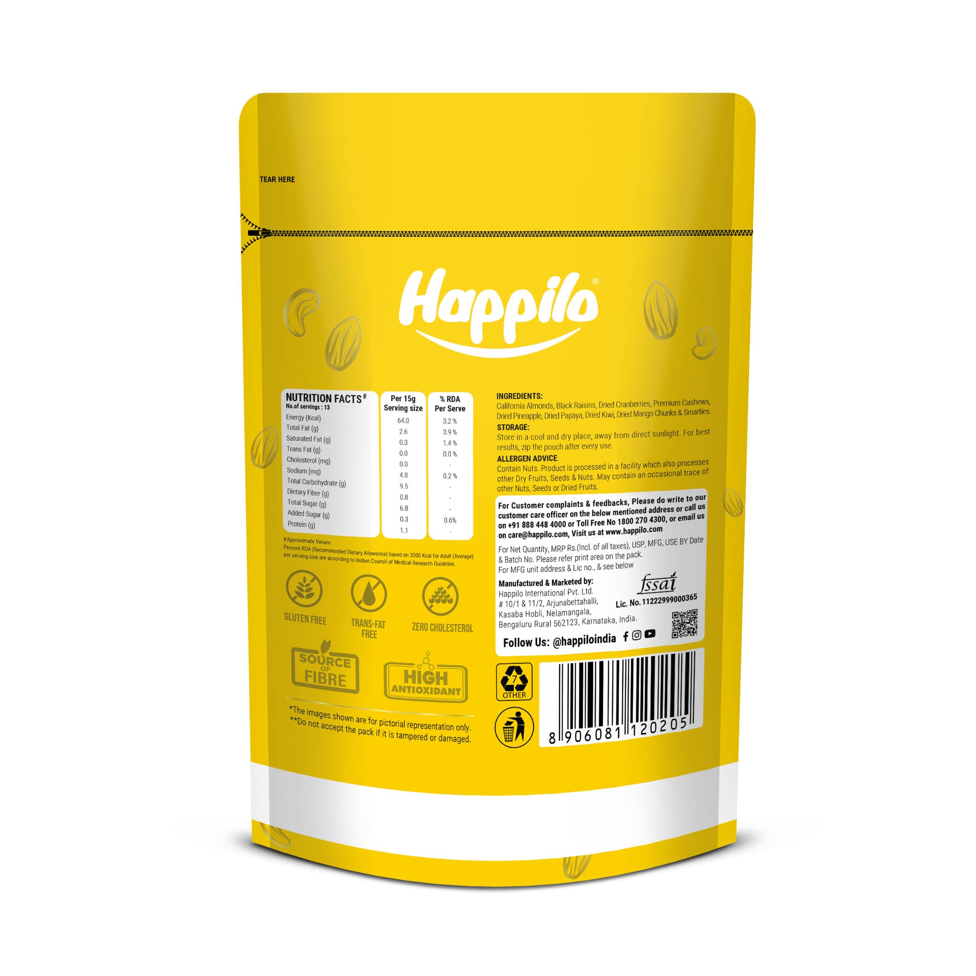 Happilo Premium Nutritious Nutty Trail Mix