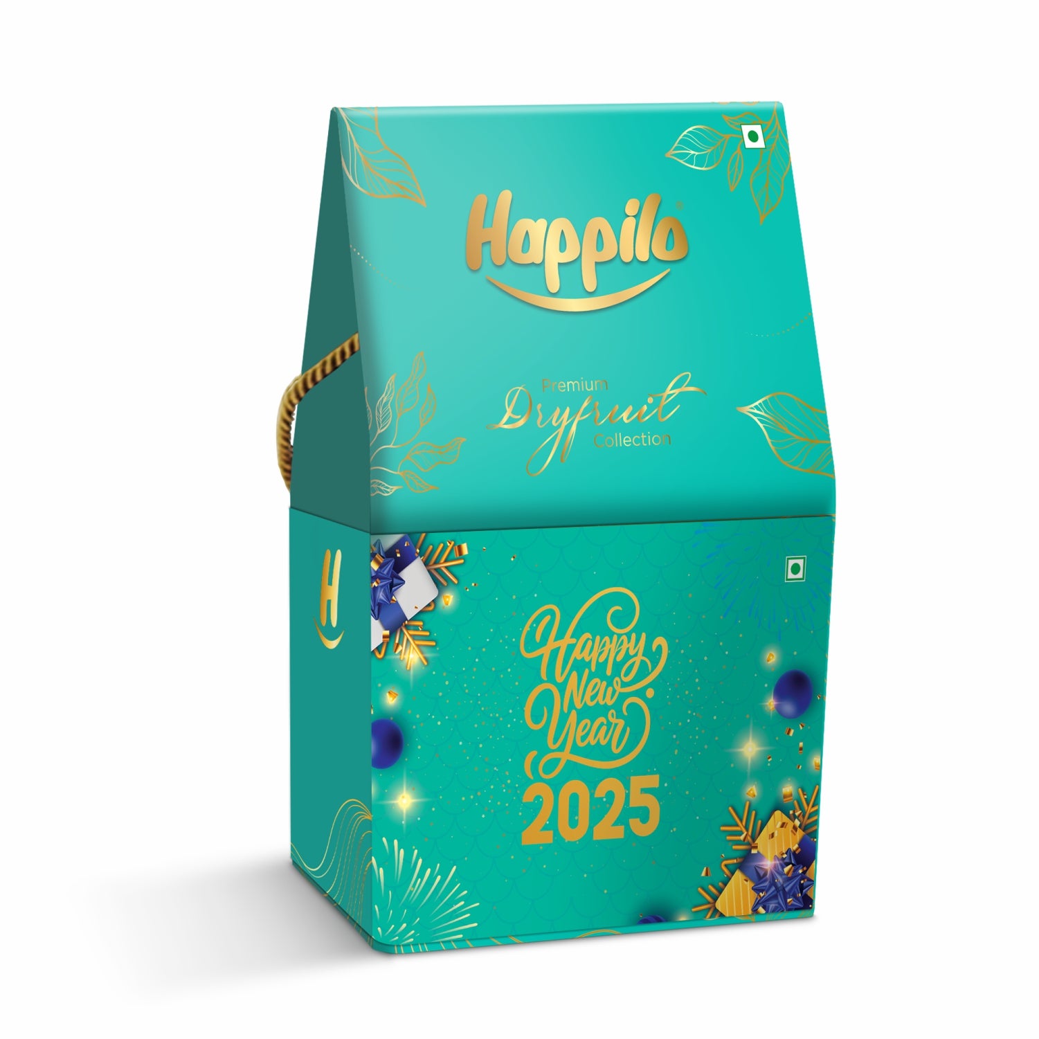 Happilo Dry Fruit Celebration Gift Box New York 200g, New Year Gift, Festive Treats & Snacks, Calendar, Krunch, Party Snack, Supermix Berries, Energy Bar, Chickpeas, Date Bites