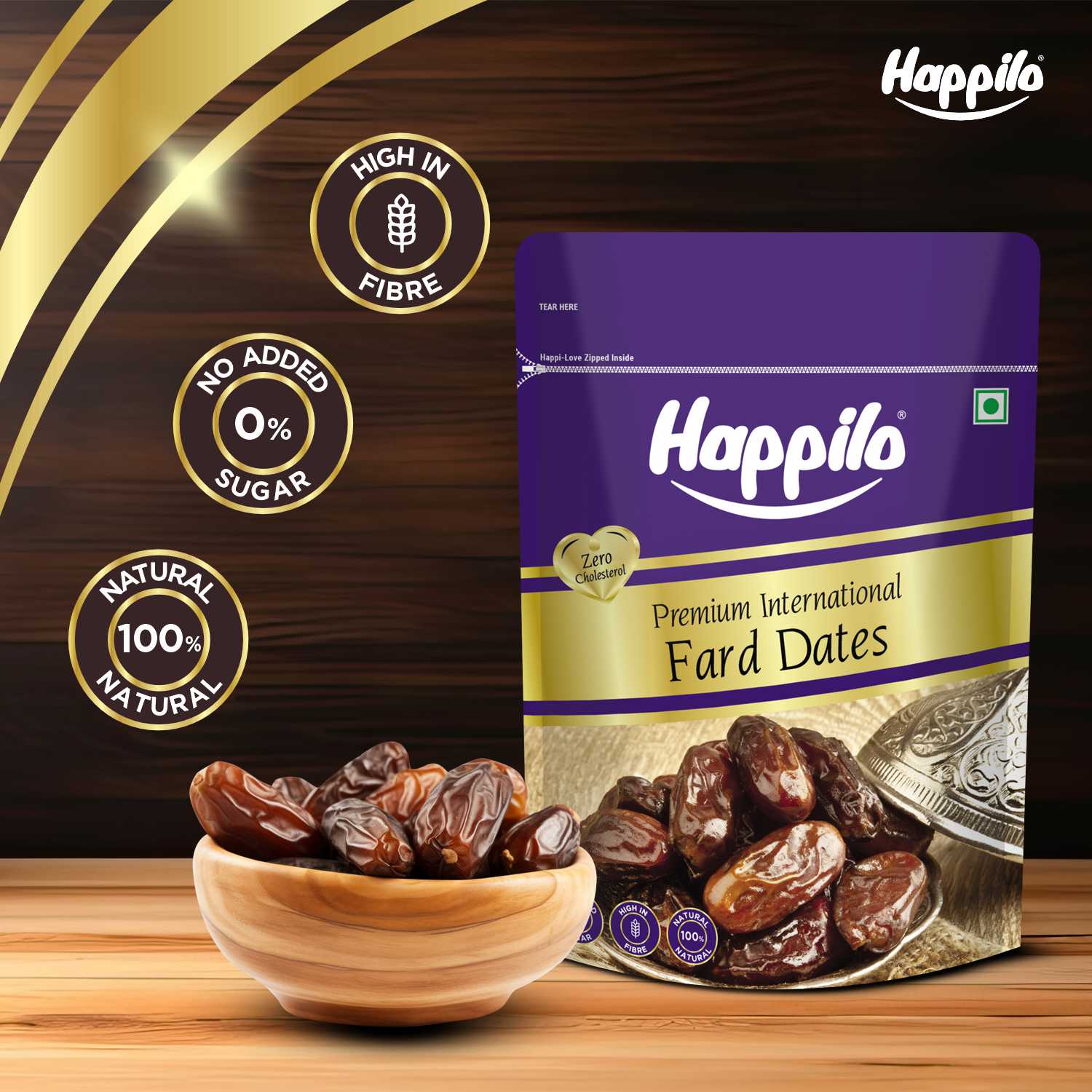 Happilo Premium Fard Dates 500g