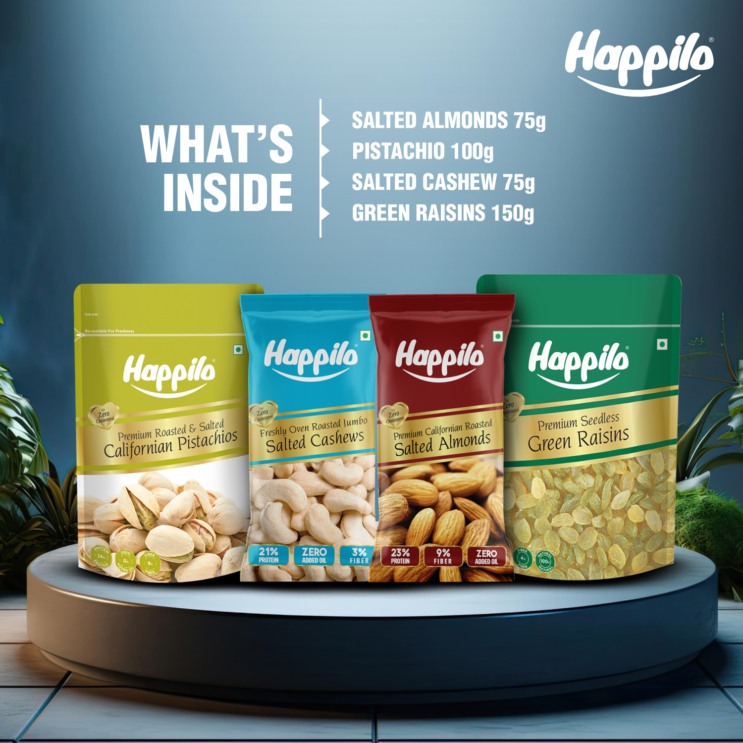 Happilo Dry Fruit Celebrations Gift Box Zefa 400g