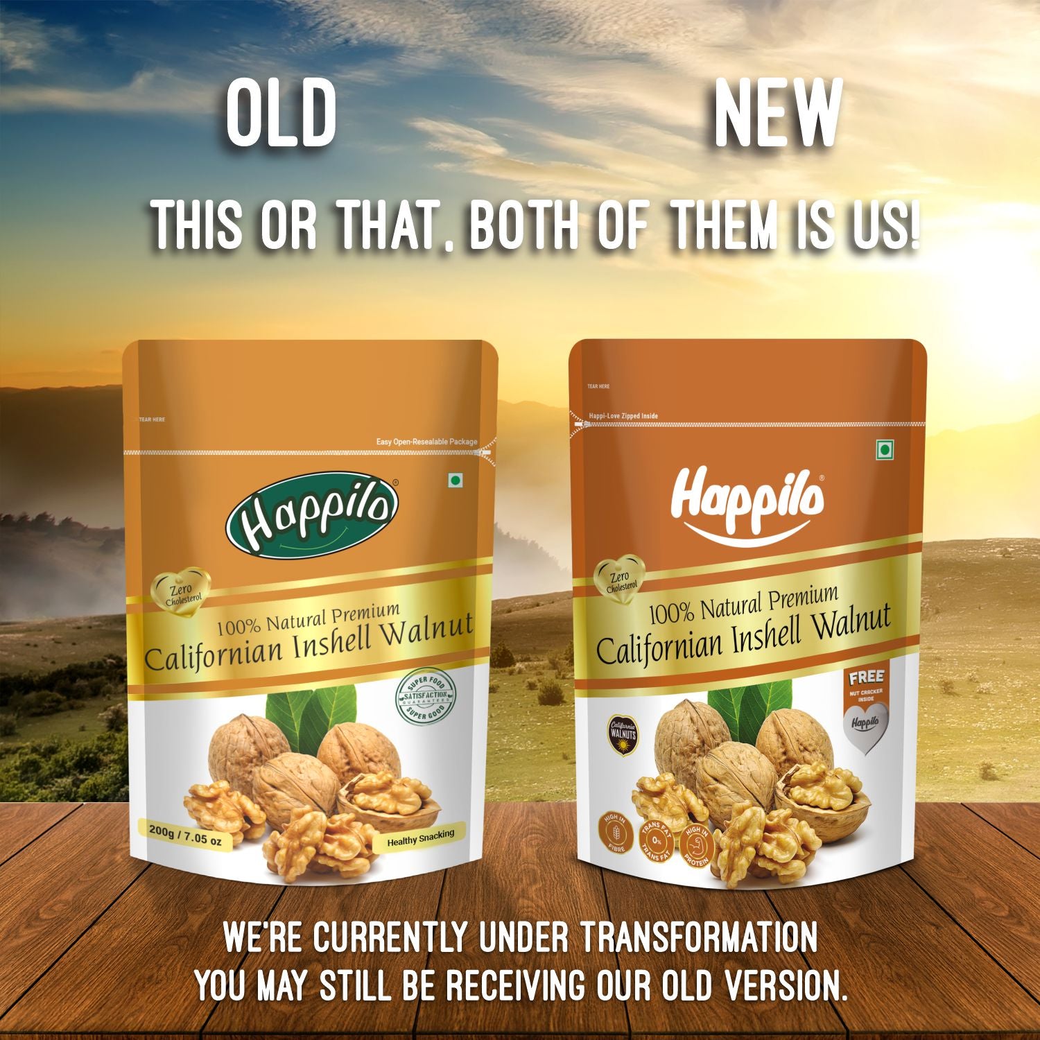 Happilo Premium Whole California Inshell Walnuts