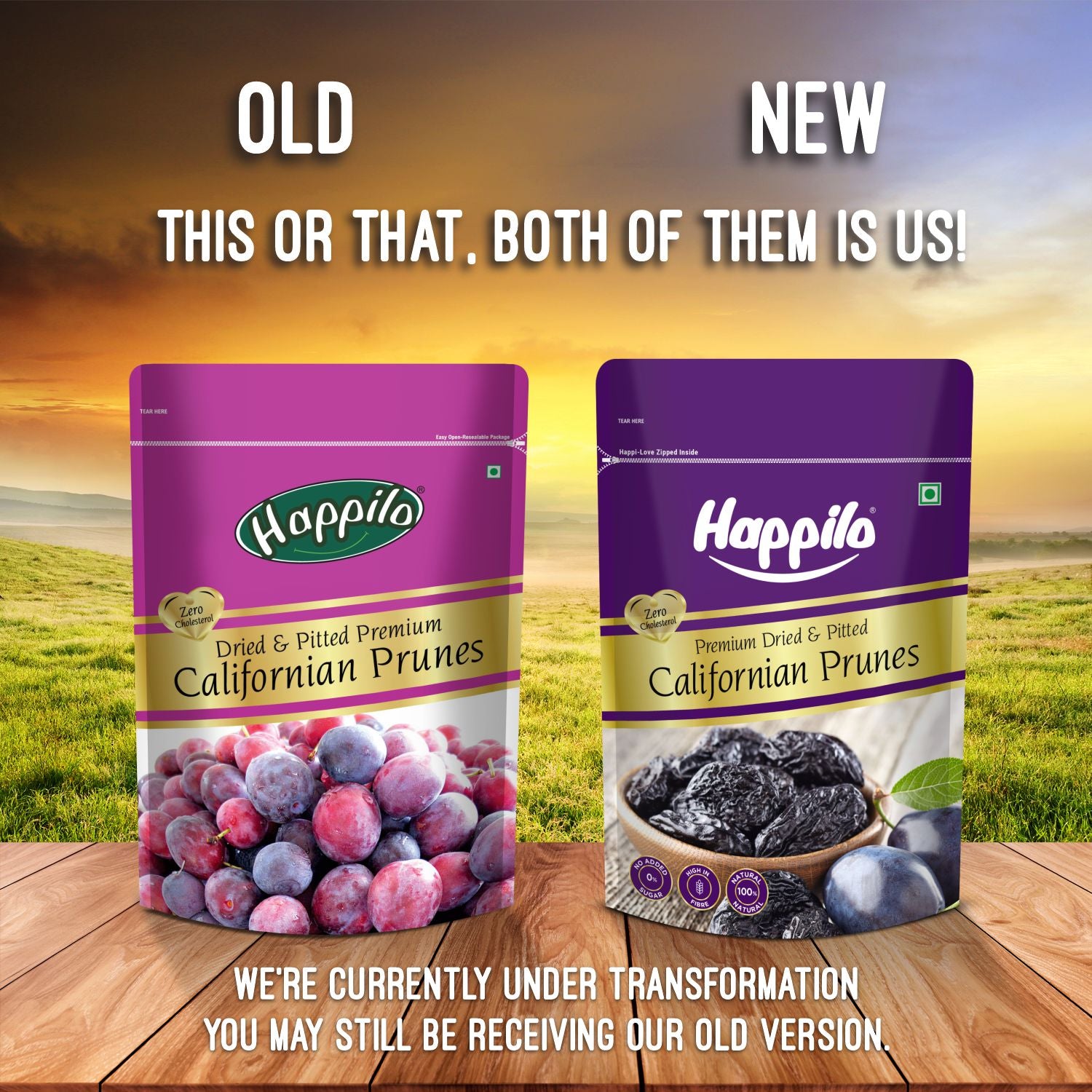 Happilo Premium Dried Californian Pitted Prunes